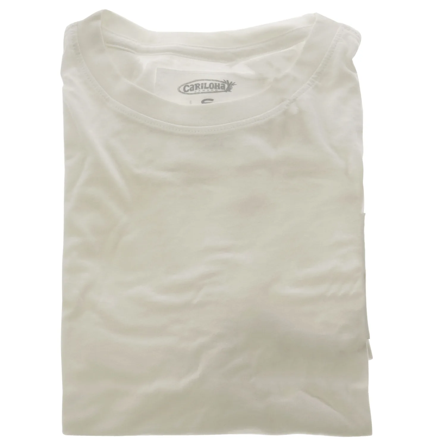Cariloha Women's Bamboo-Viscose Crew Tee - Plain, Soft Moisture Wicking T-Shirt - Small - White