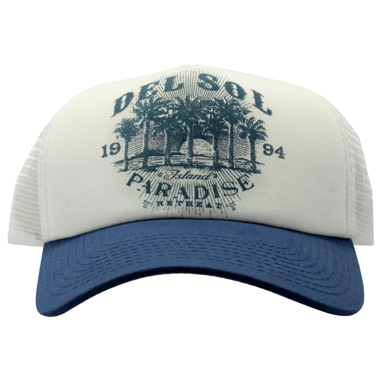 DelSol Color-Changing Trucker Hat - Island Paradise for Unisex