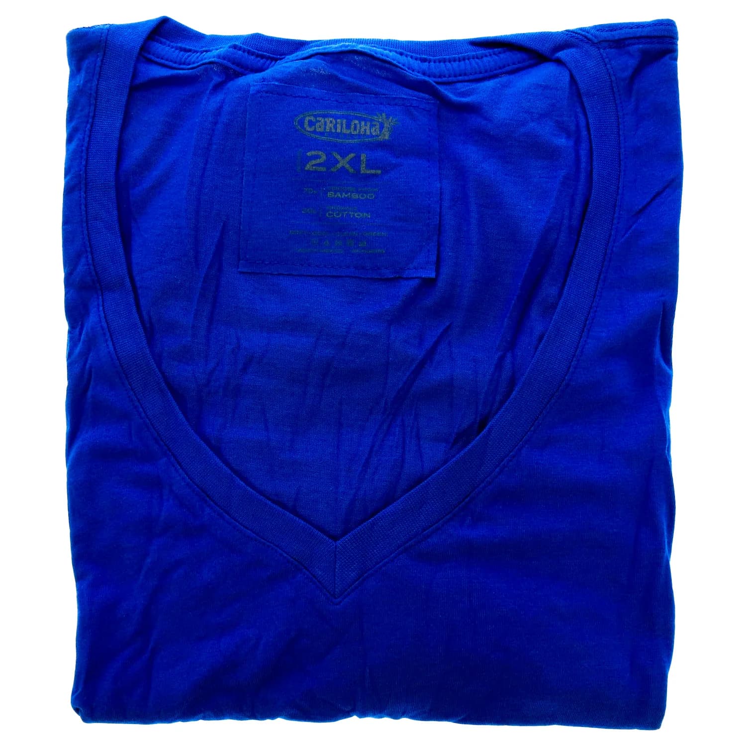 Cariloha Bamboo V-Neck Tee - Reef Blue for Women