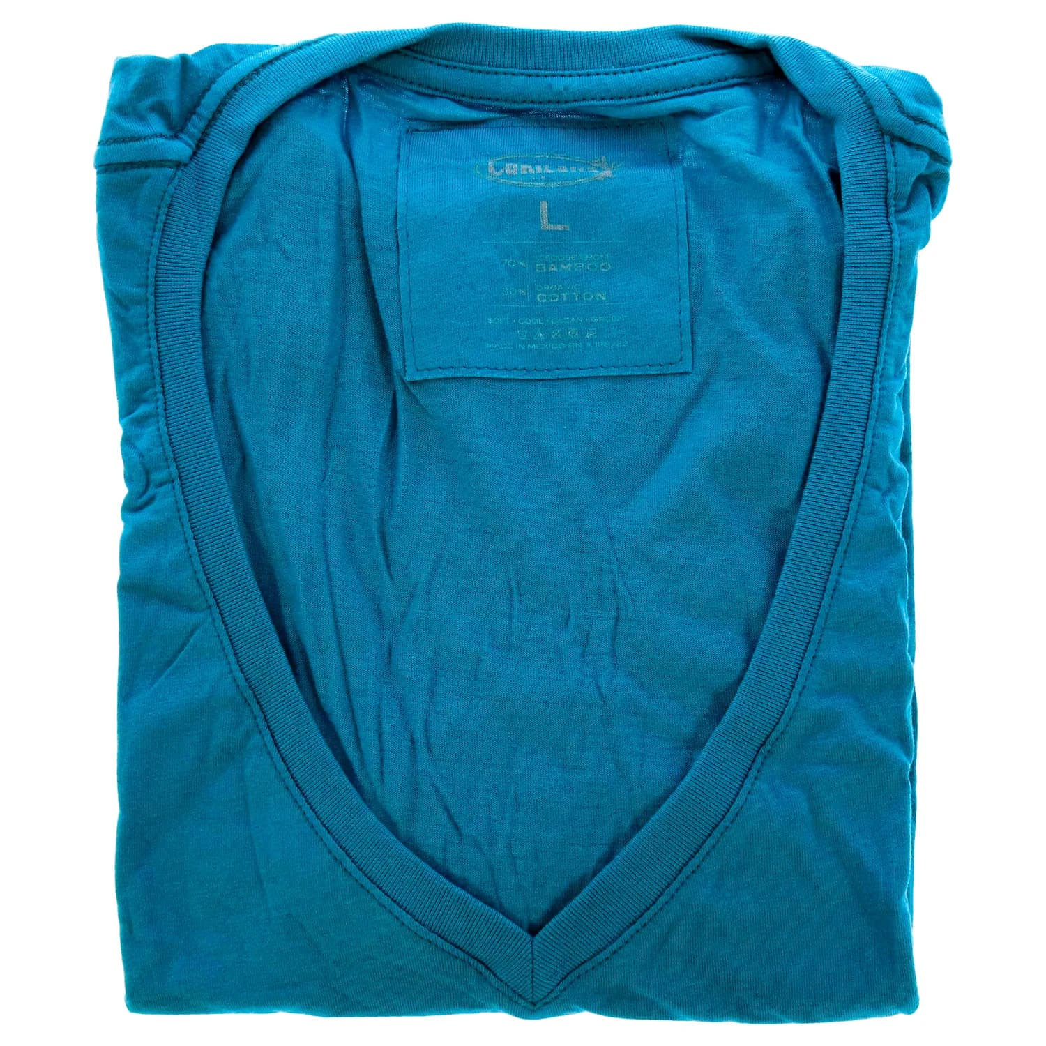 Cariloha Bamboo V-Neck Tee - Tropical Teal for Women