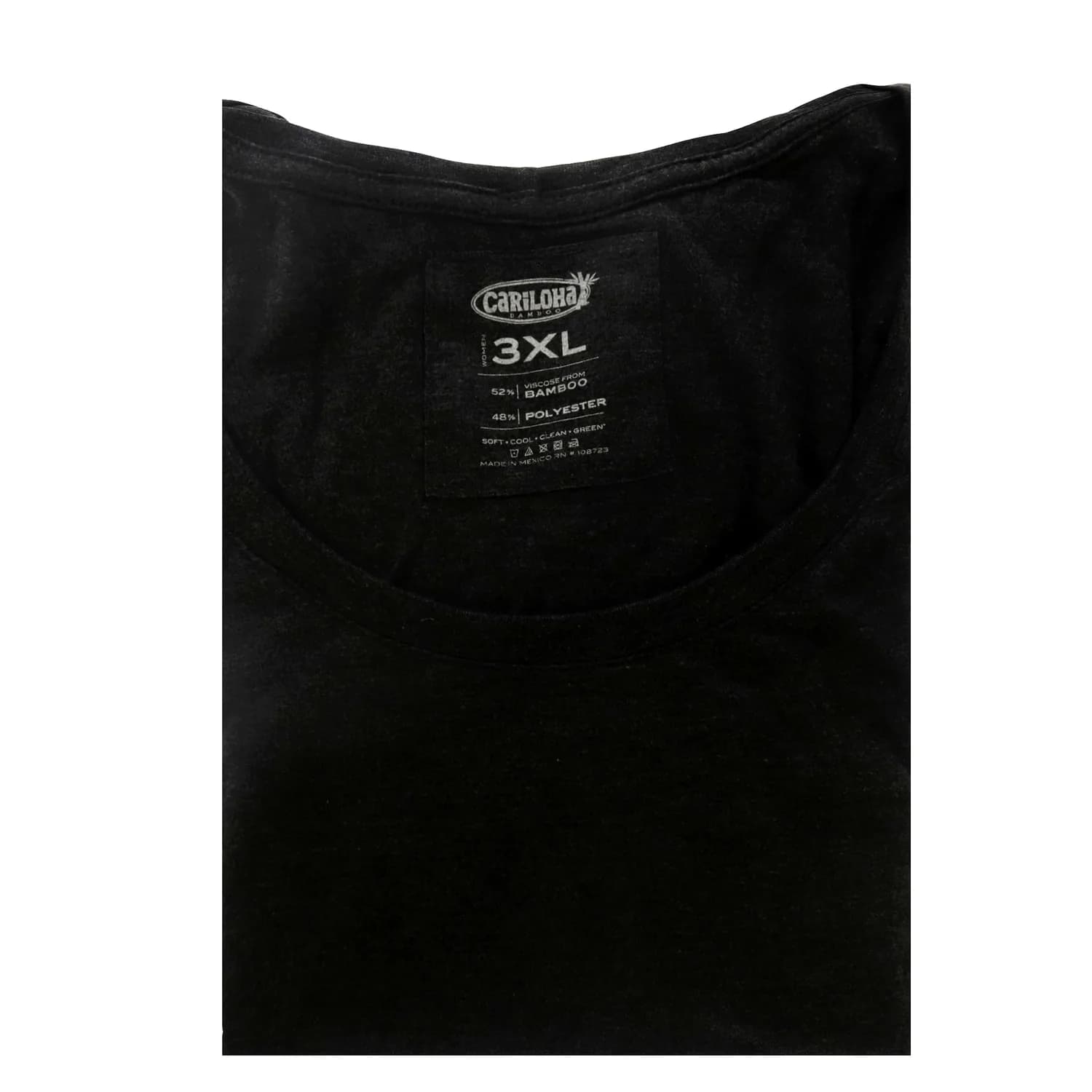 Cariloha Bamboo Scoop Tee - Charcoal for Women