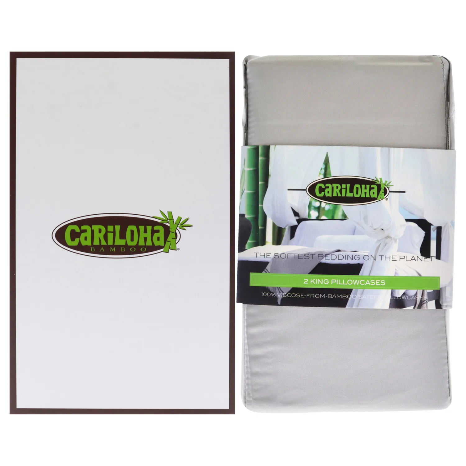 Cariloha Resort 2-Piece Sateen Pillowcase Set King