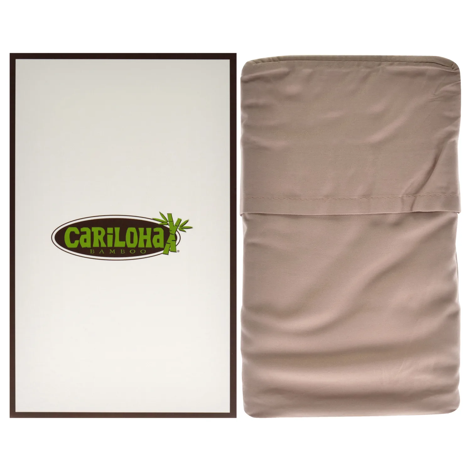 Cariloha Resort 2-Piece Sateen Pillowcase Set | Blush | Standard | Viscose Material | Breathable and Cooling Pillowcases for Hot Sleepers