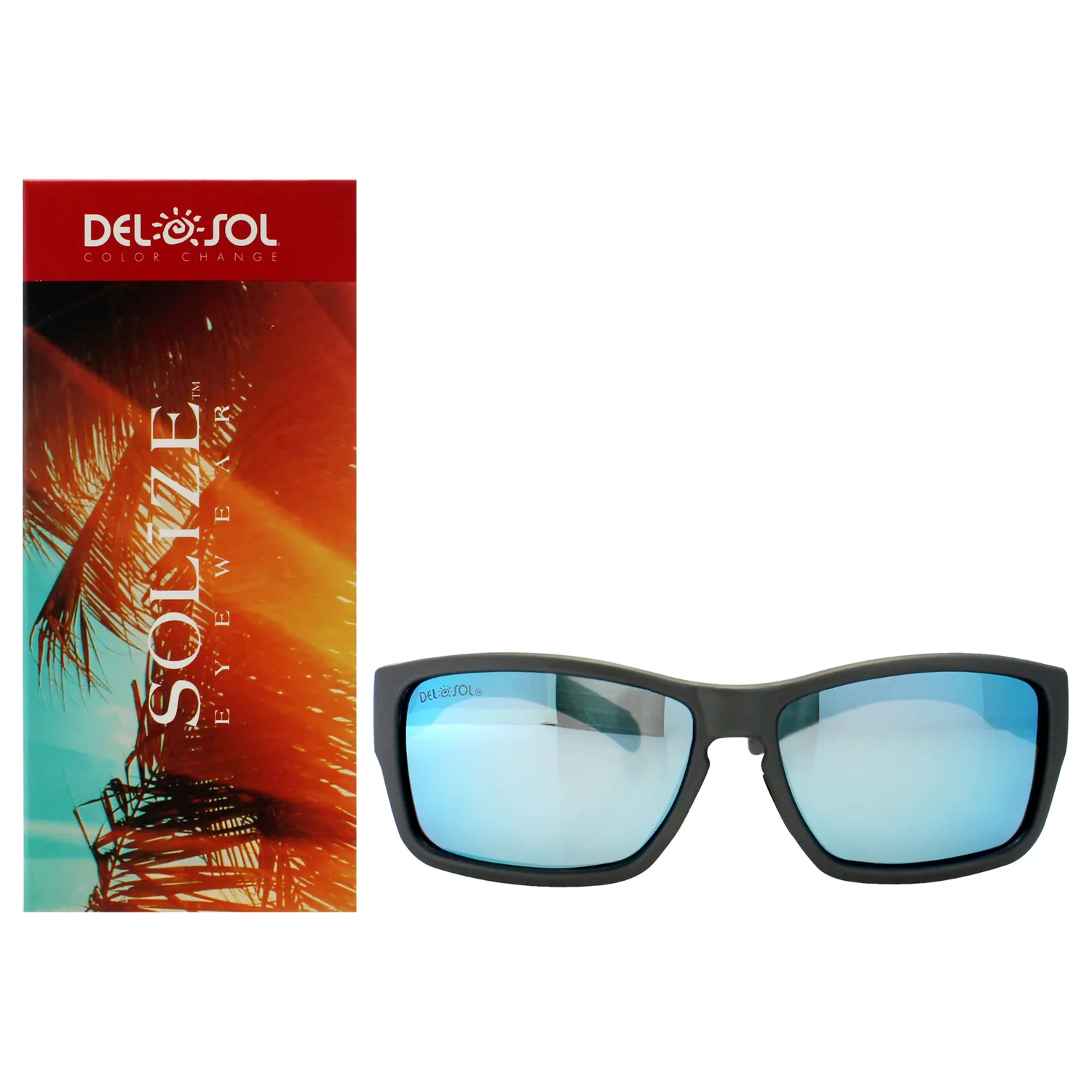 Del Sol Solize Never Gonna Leave - Charcoal to Blue for Unisex
