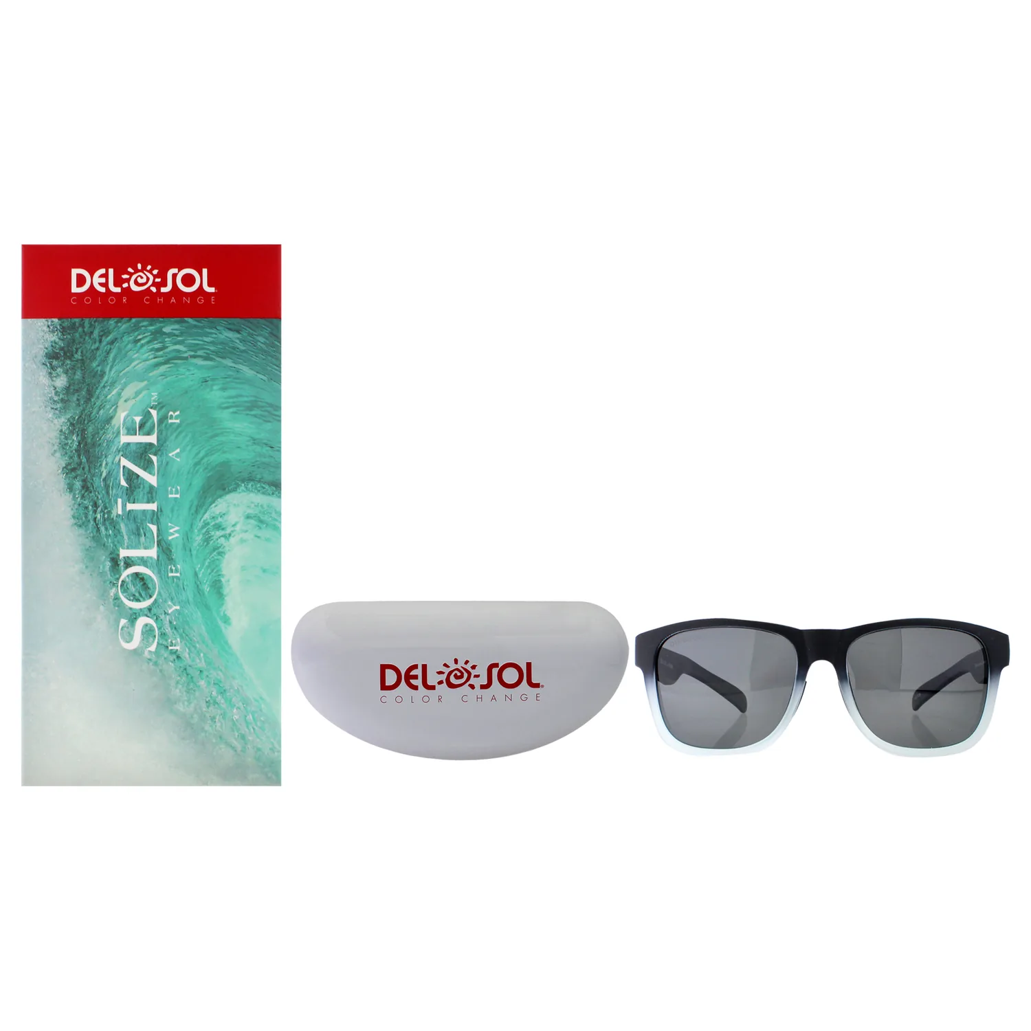 Del Sol Solize Color-Changing Sunglasses, 100% UVA and UVB Blocking Protection