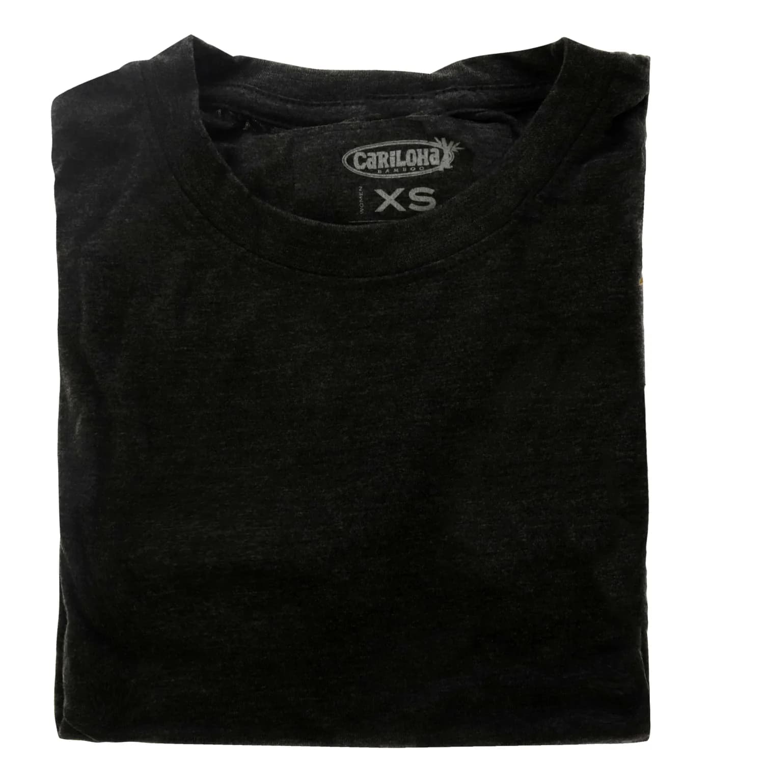 Cariloha Women's Bamboo-Viscose Crew Tee - Plain, Soft Moisture Wicking T-Shirt - X-Small - Charcoal Heather