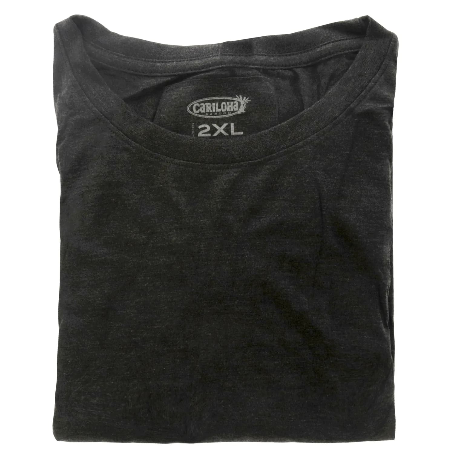Cariloha Bamboo Crew Tee - Charcoal Heather for Women