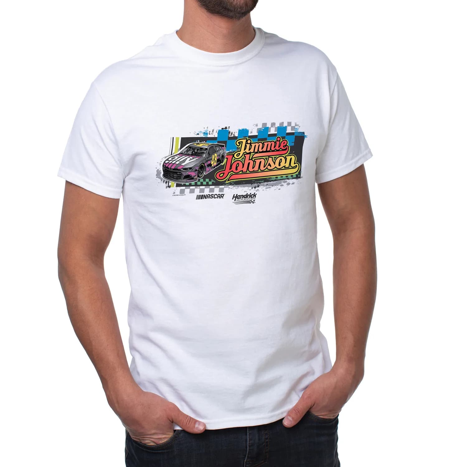 DelSol Color-Changing Jimmie Johnson Classic Crew T-Shirt for Men