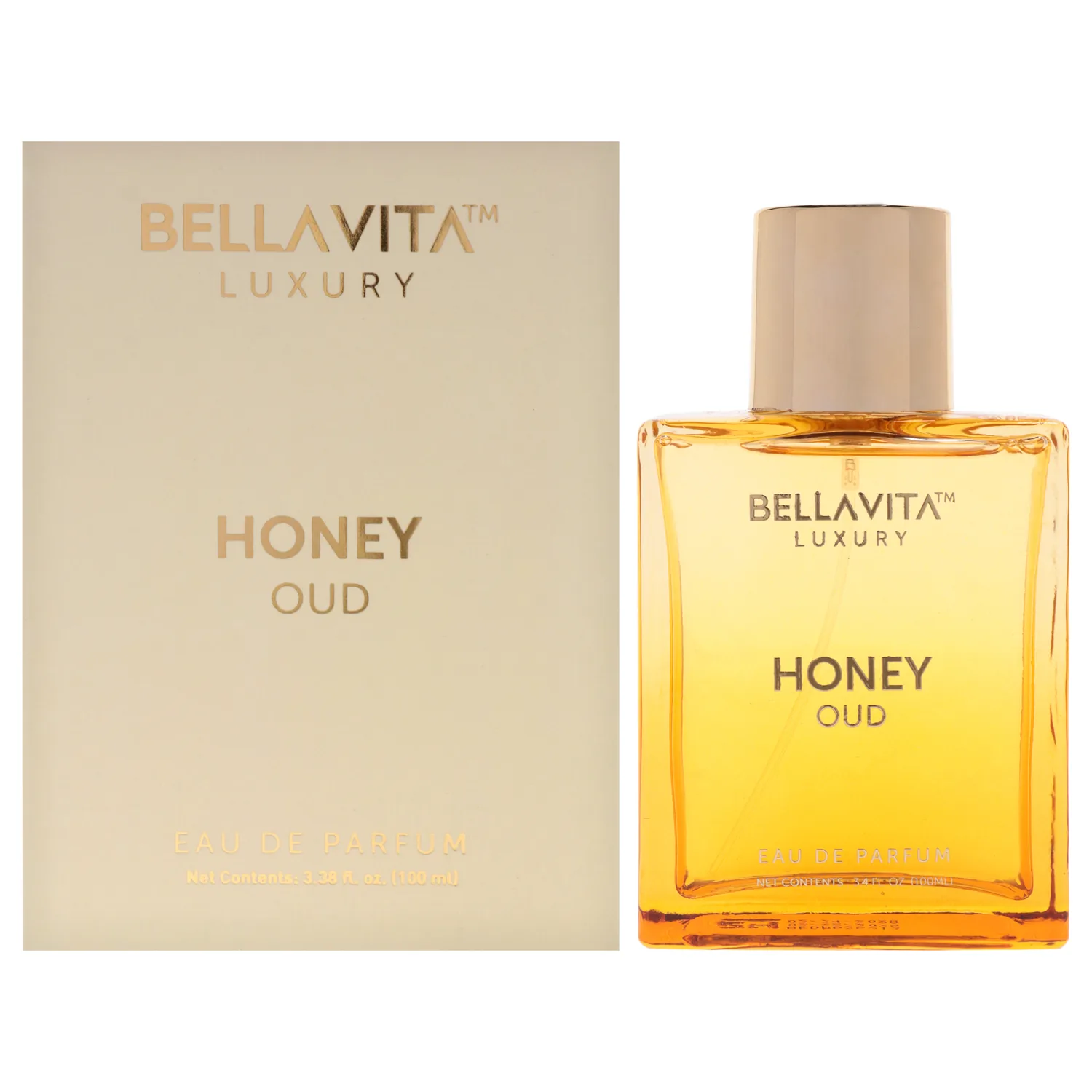Bellavita Honey Oud Eau de Parfum 100ml / 3.38 oz for Unisex