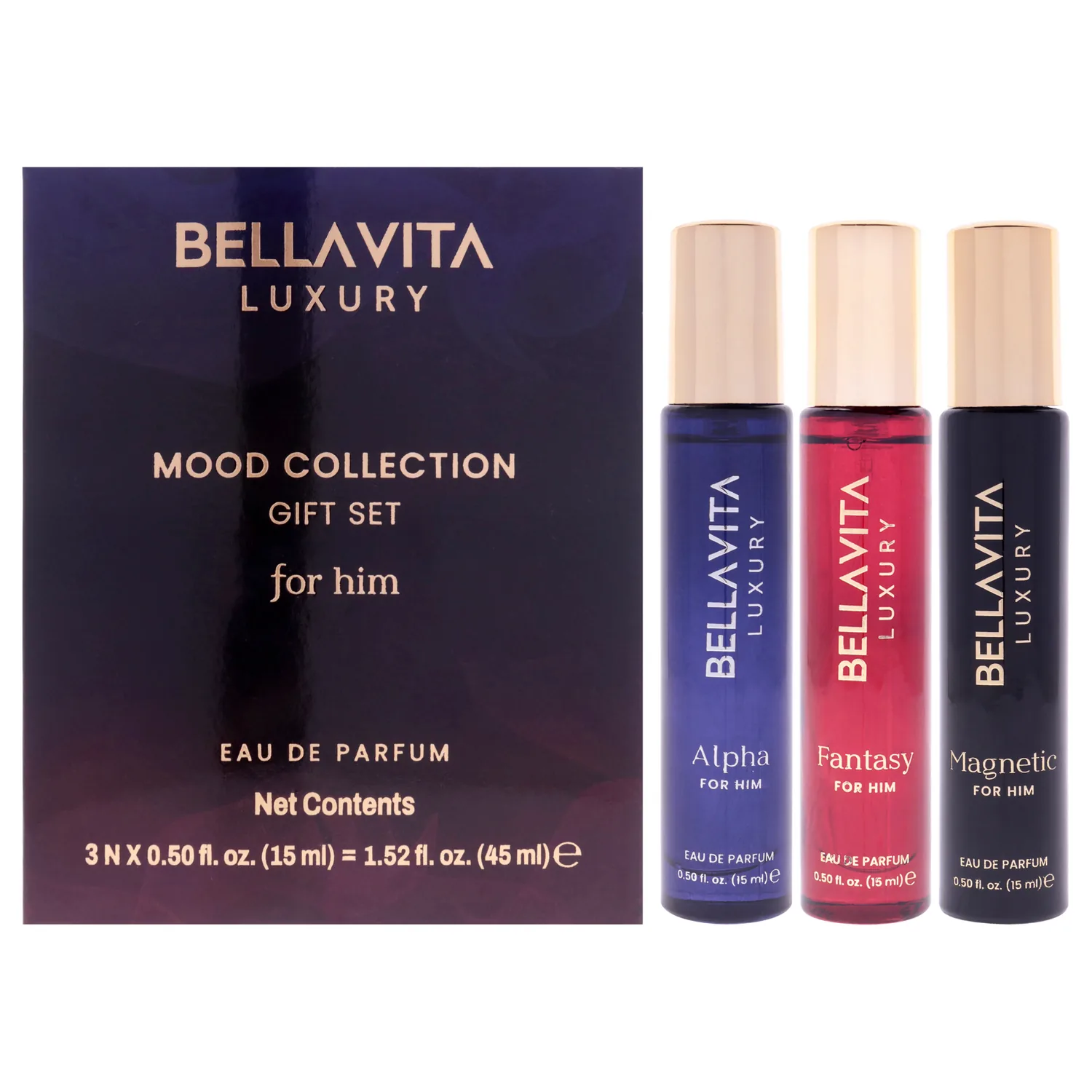 BellaVita Mood Collection Gift Set 15ml / 0.5 oz for Men