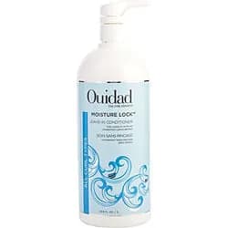 Ouidad Moisture Lock Leave In Conditioner for Curly Hair - 33.8 fl oz, Hydrating Hair Detangler, 2-in-1 Moisturizing Conditioner & Primer for Soft, Hydrated Curls, All Curl Types