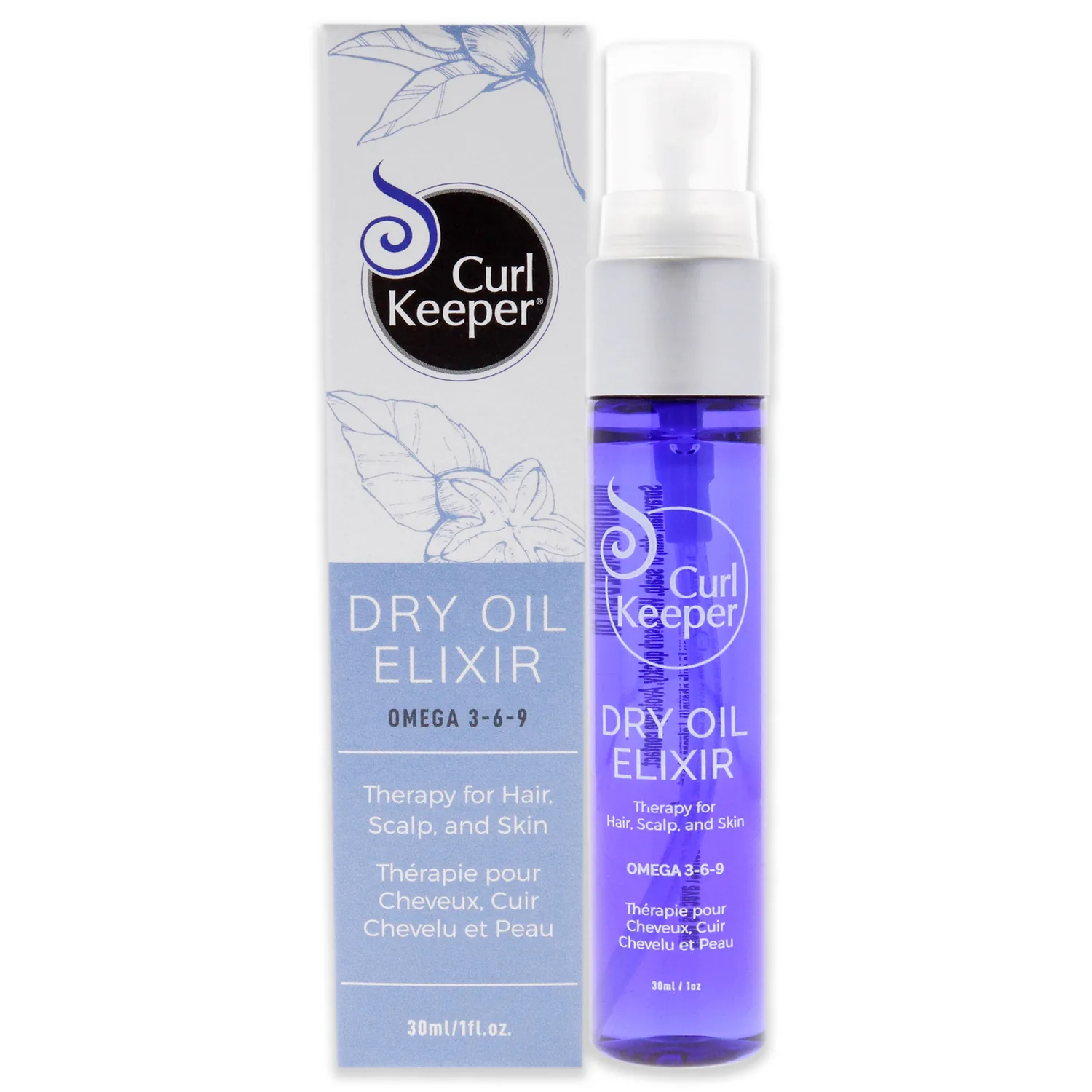Curl Keeper Dry Oil Elixir 30ml / 1 oz for Unisex