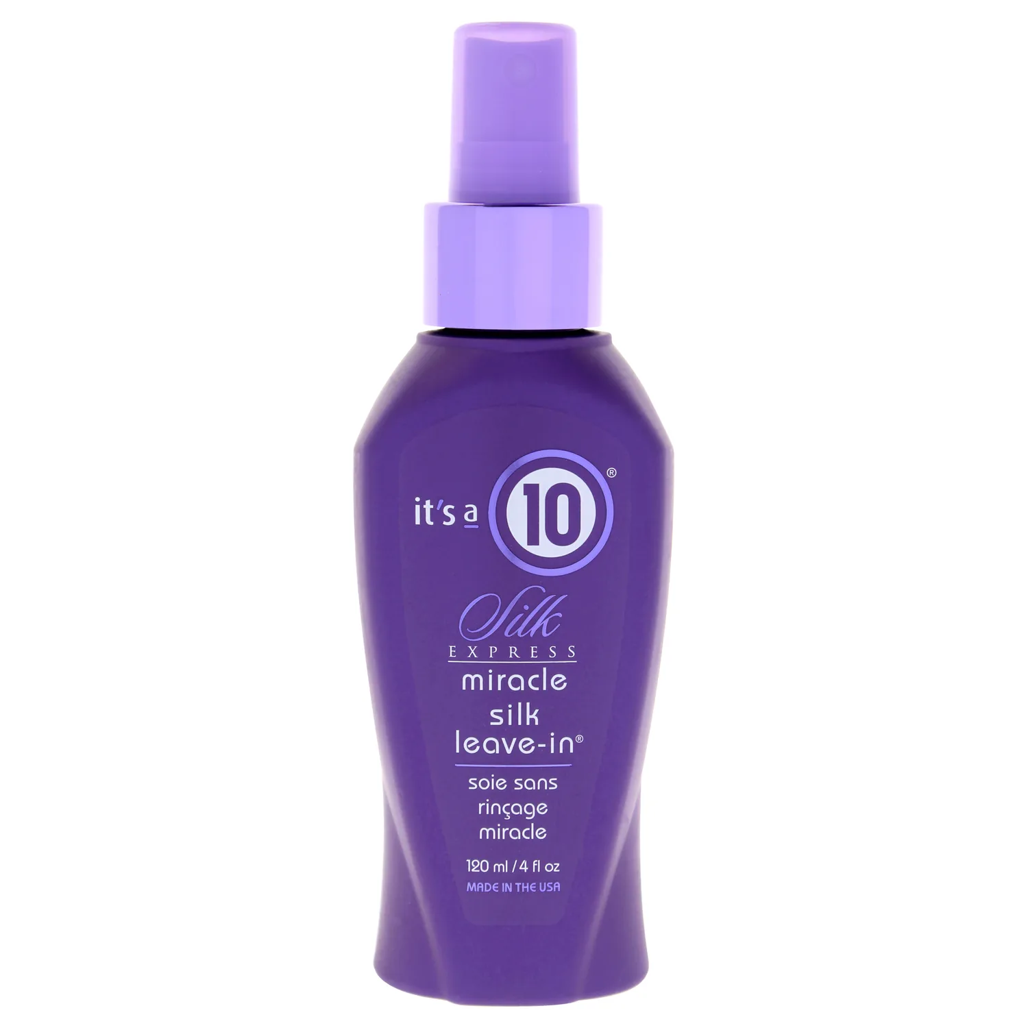 It's a 10 Haircare Silk Express Miracle Leave-In Product, 4 Fl Oz
