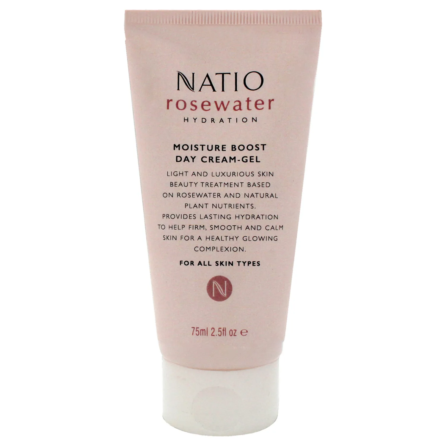Natio Rosewater Hydration Moisture Boost Day Cream-Gel 74ml / 2.5 oz
