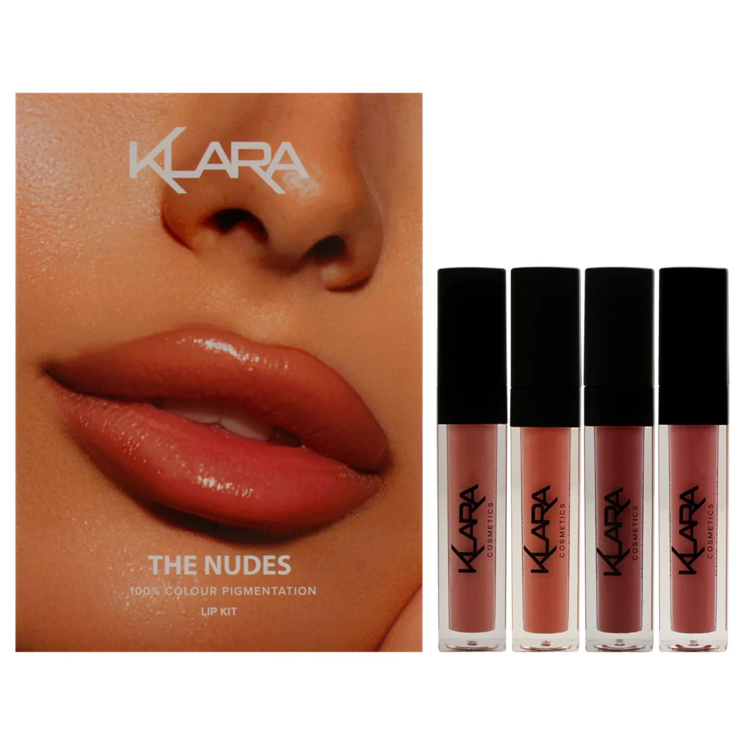 Klara The Nudes Lip Kit Gift Set 9ml / 0.3 oz / 4 pc