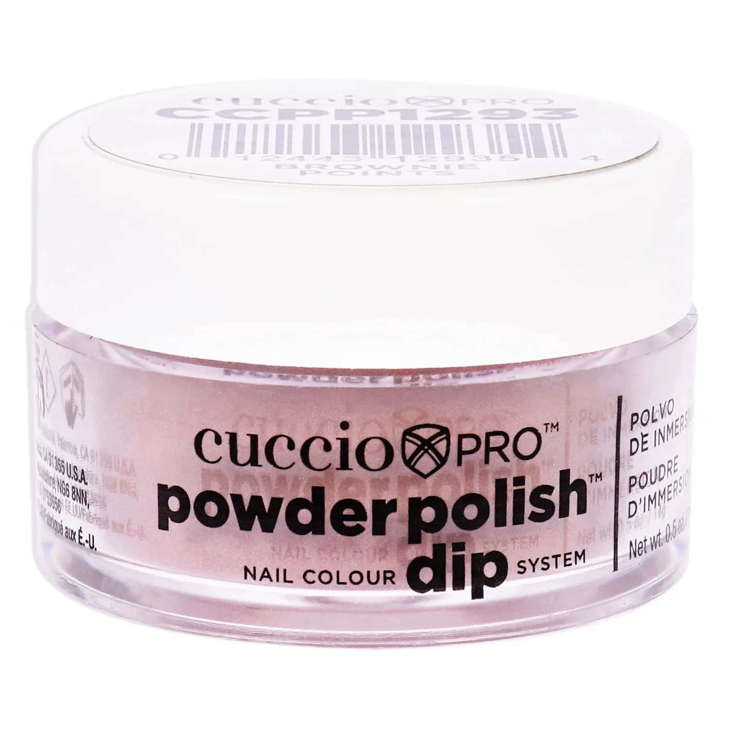 Cuccio Brownie Points Nail Powder 0.5 oz