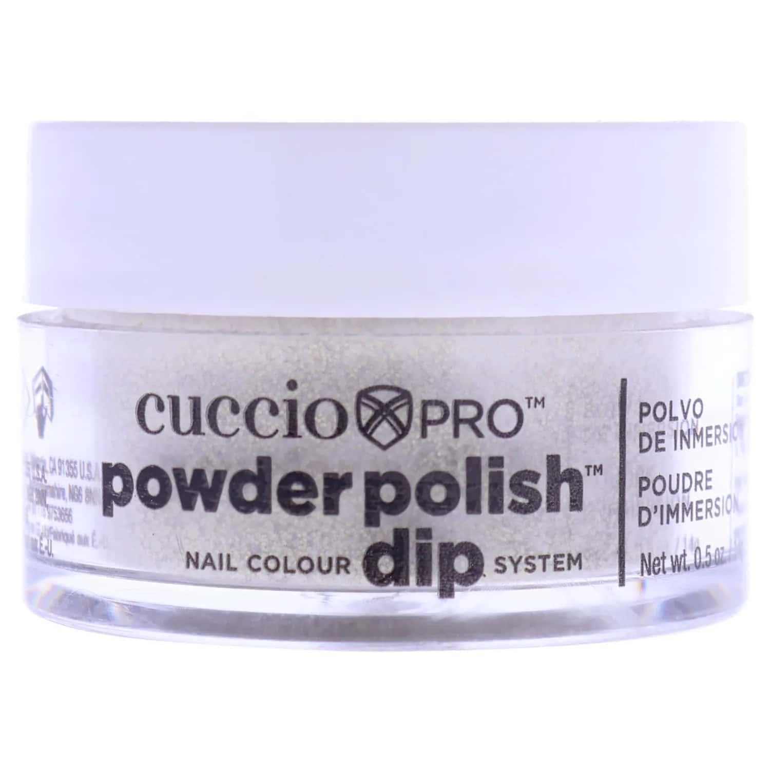 Cuccio Pro Powder Polish Nail Colour Dip System - Rich Gold Glitter