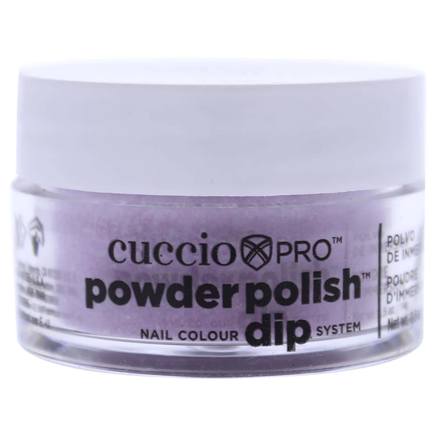 Cuccio Pro Powder Polish Nail Colour Dip System - Fuchsia Pink Glitter