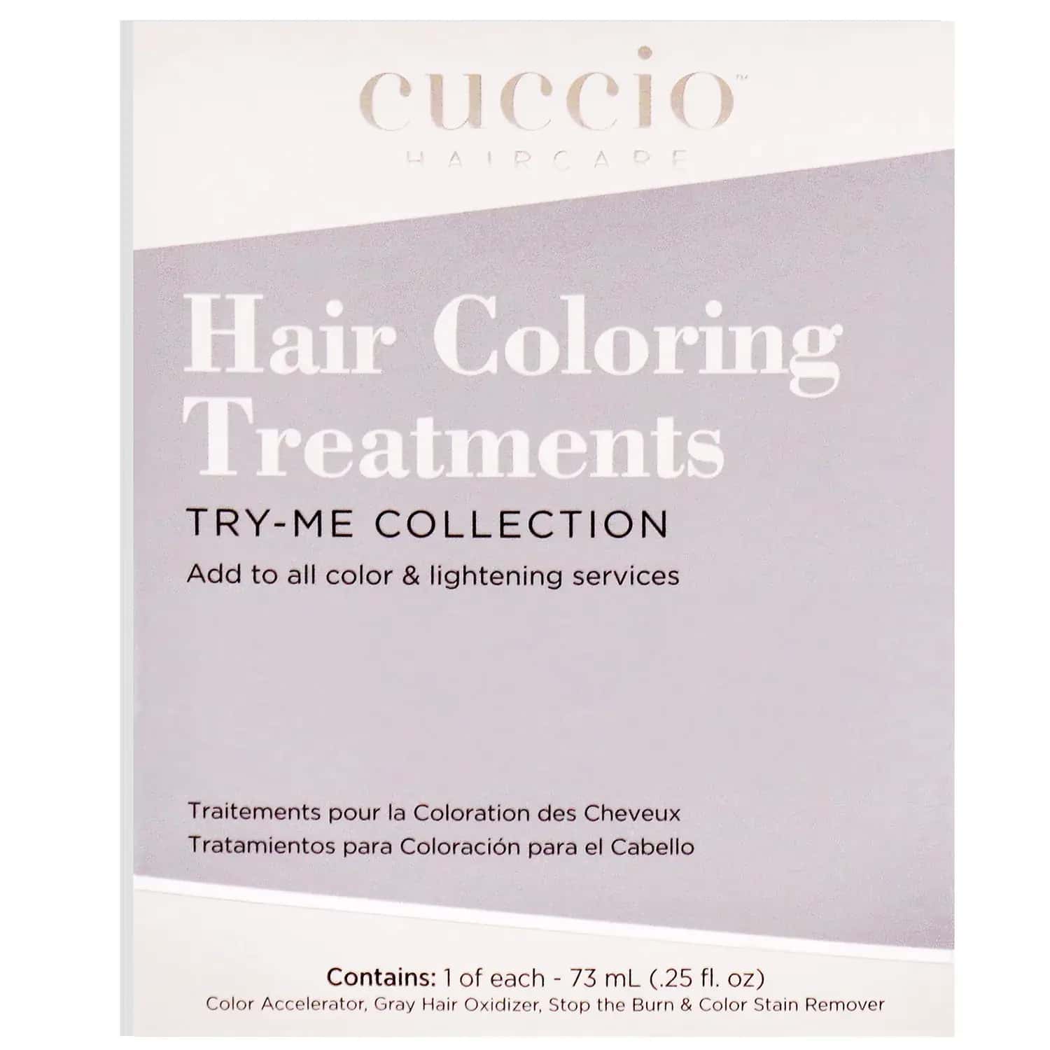 Cuccio Try Me Collection Kit - Hair Coloring Essentials Gift Set 0.25