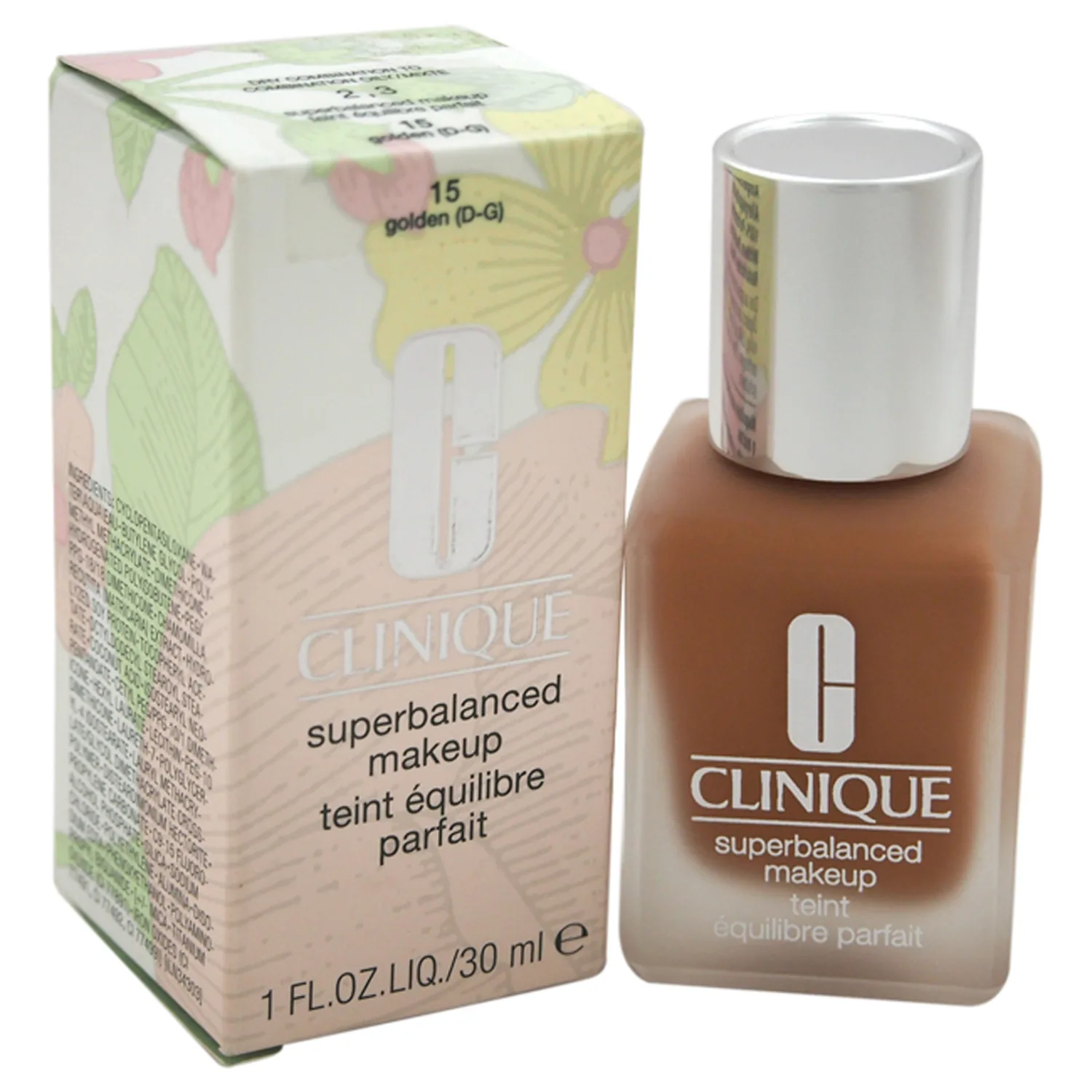 Clinique Superbalanced Makeup - 15 Golden (D-G) - Dry Combination To Combination Oily Foundation 1 oz