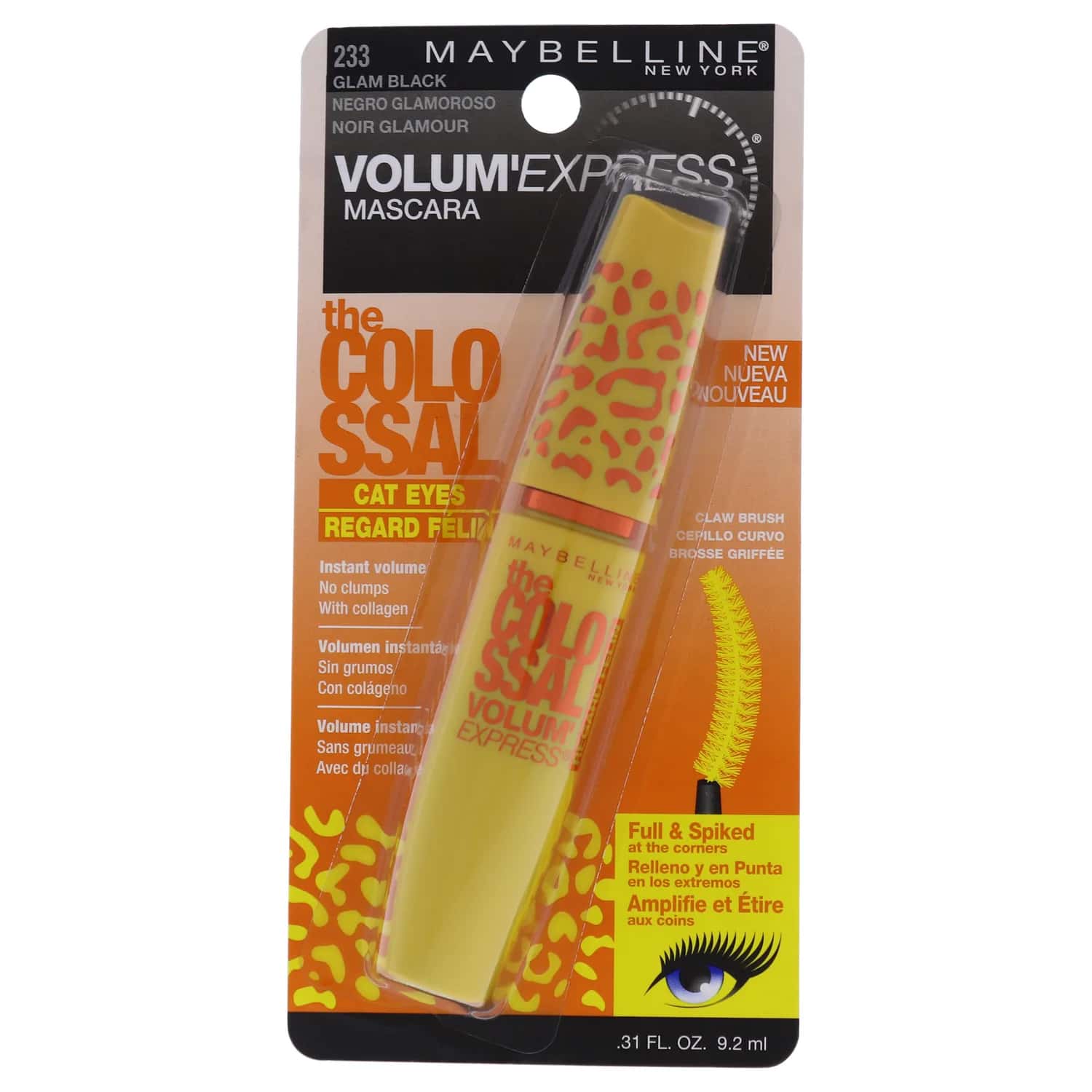 Maybelline Volume Express Colossal Cat Eyes - 233 Glam Black Mascara