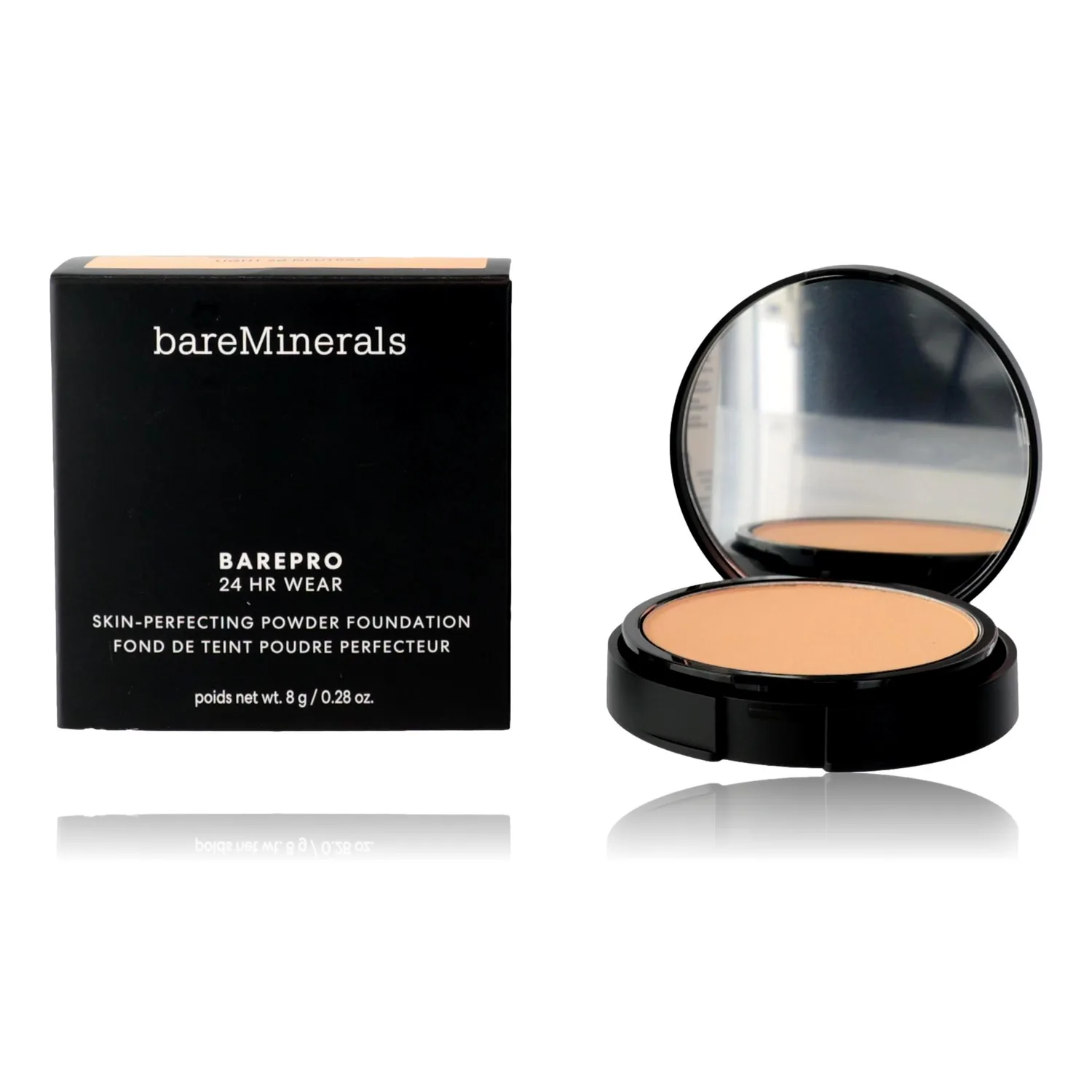 bareMinerals Barepro 24HR Skin-Perfecting - Light 20 Neutral Pressed Powder Foundation 0.28 oz