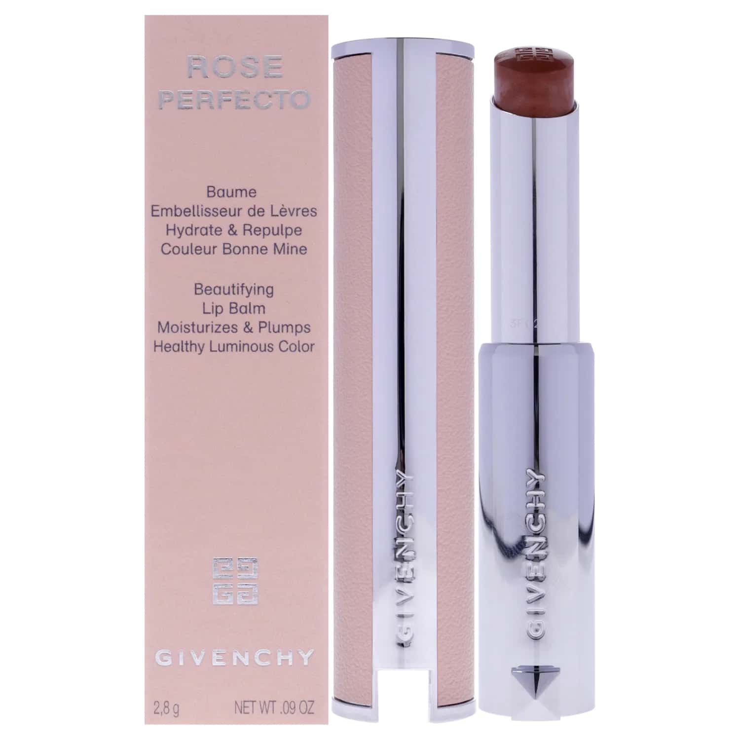 Givenchy Rose Perfecto Plumping N302 Warm Maple Lip Balm 3ml / 0.09 oz