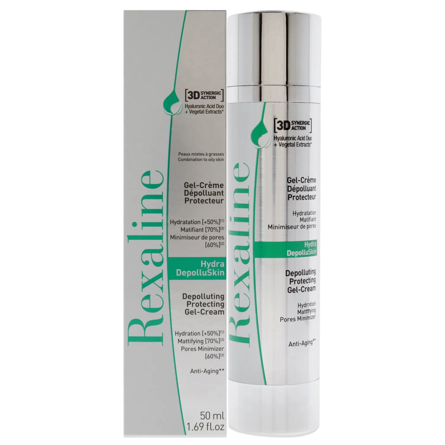 Rexaline Hydra-DepolluSkin Gel-Cream 50ml / 1.69 oz