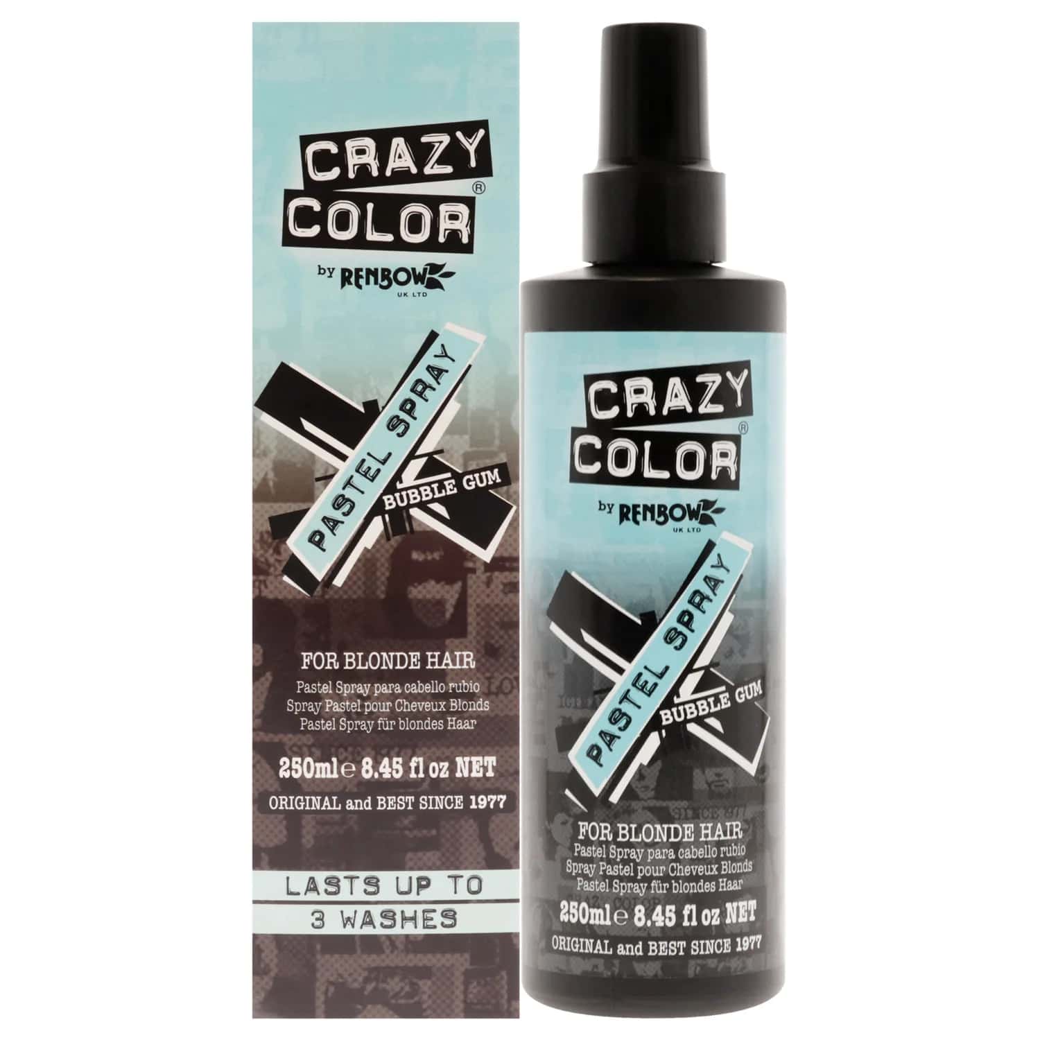 Crazy Color Pastel Bubblegum Blue Hair Color 8.45 oz