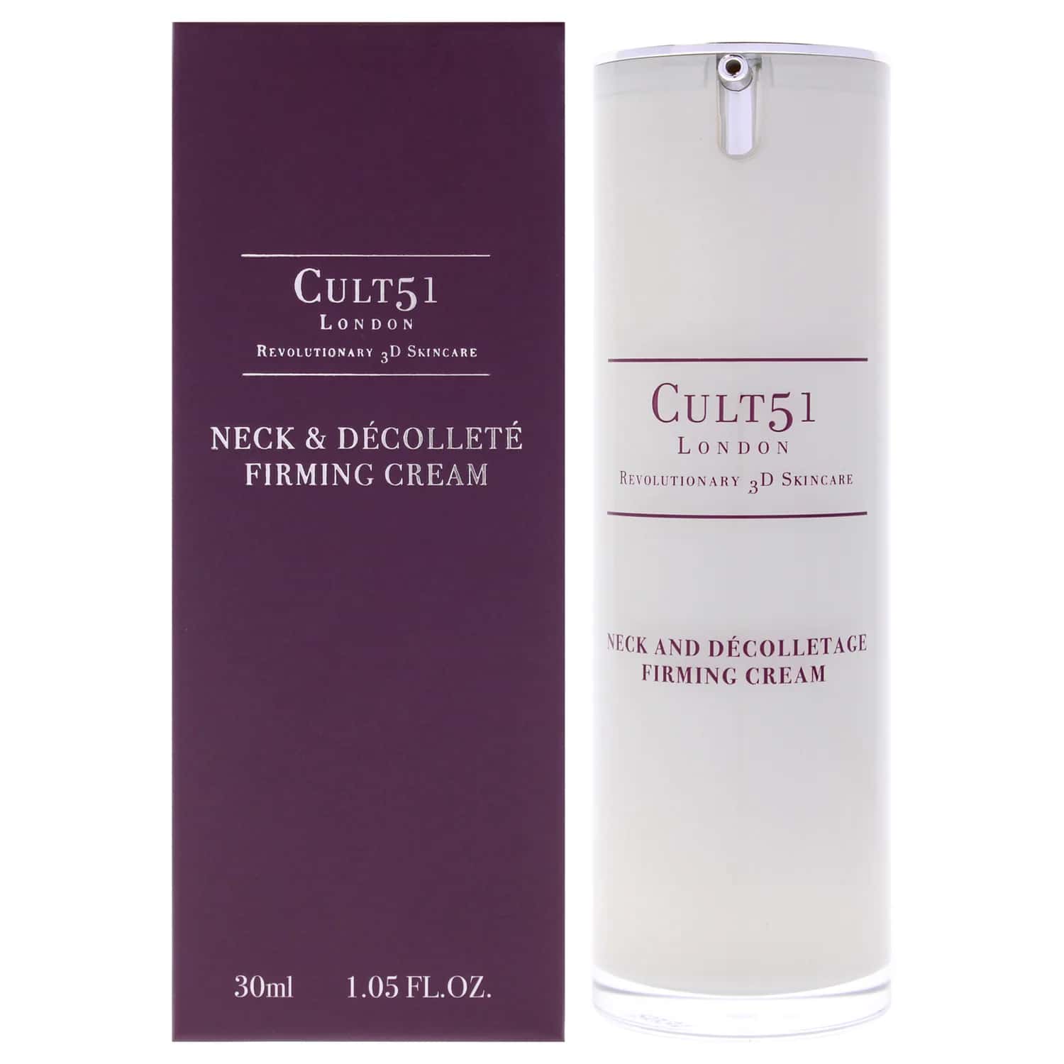 Cult51 Neck and Décolleté Firming Cream 31ml / 1.05 oz