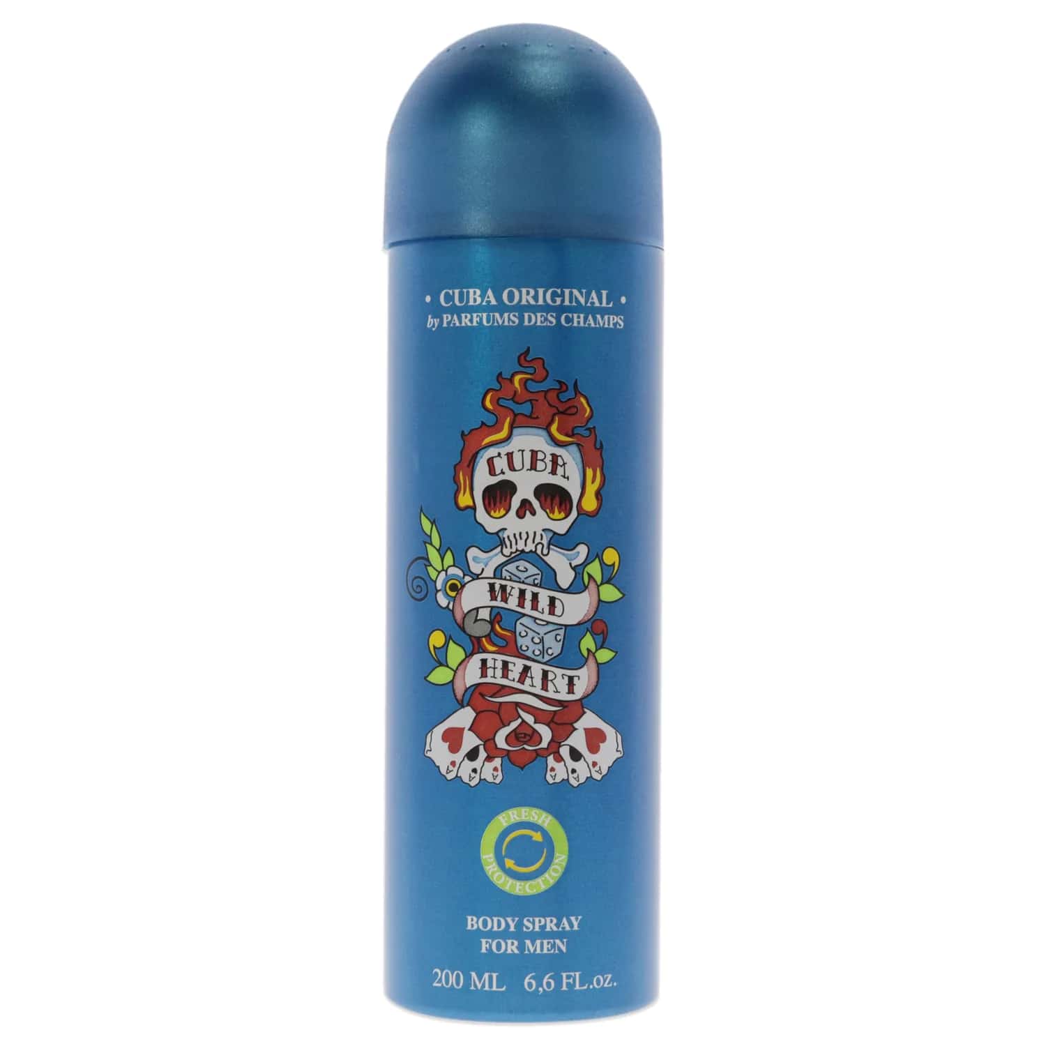 Cuba Wild Heart Body Spray 195ml / 6.6 oz for Men