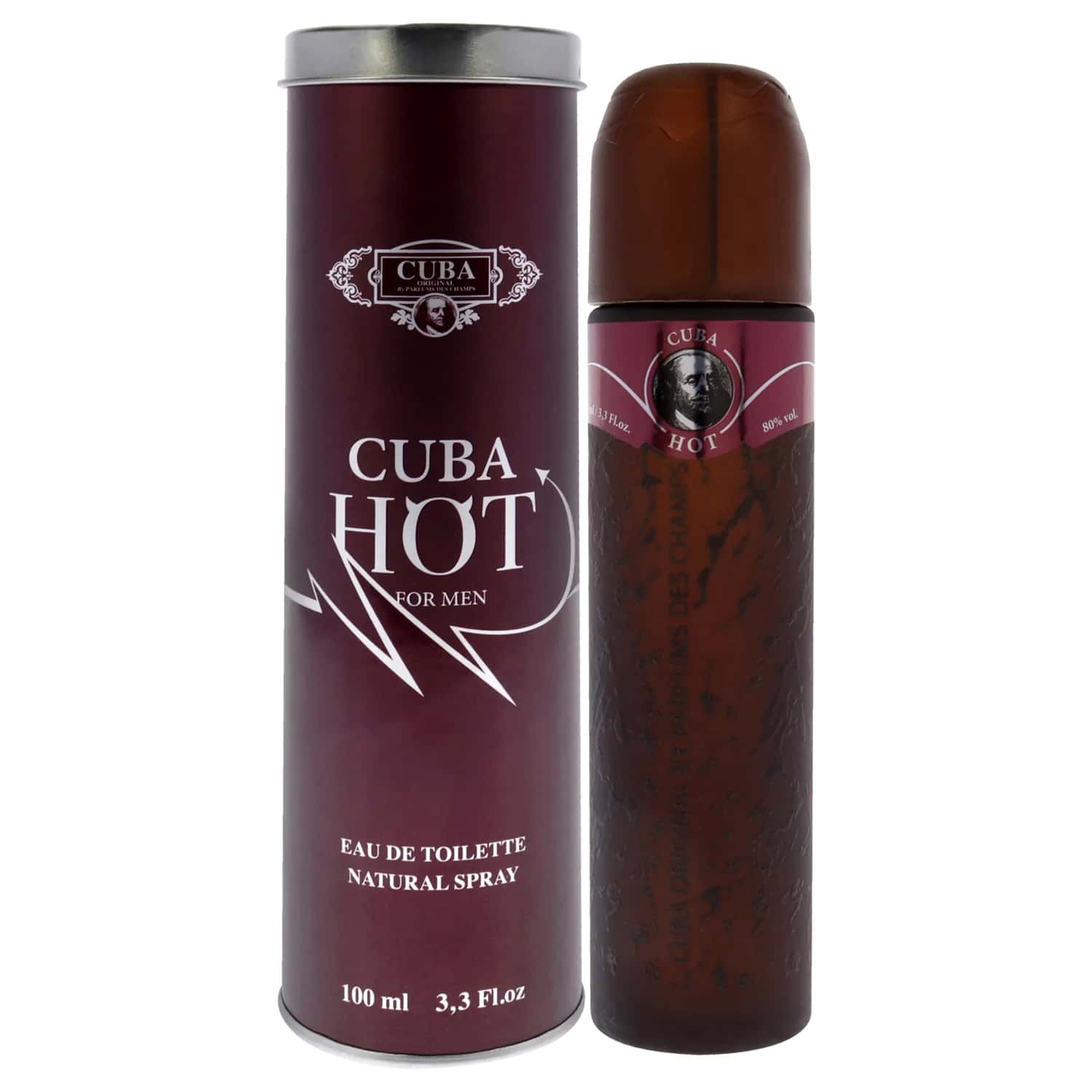 Cuba Hot Eau de Toilette 100ml / 3.3 oz for Men