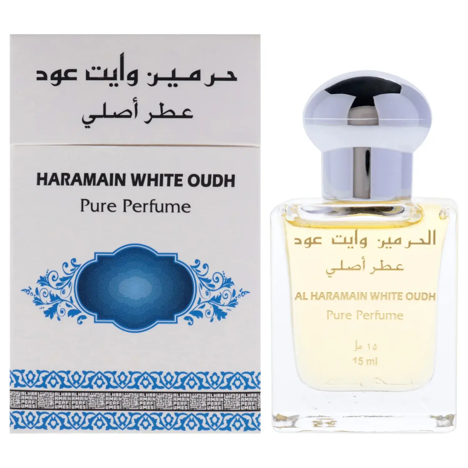 Al Haramain White Oudh Parfum Oil 15ml / 0.5 oz for Unisex