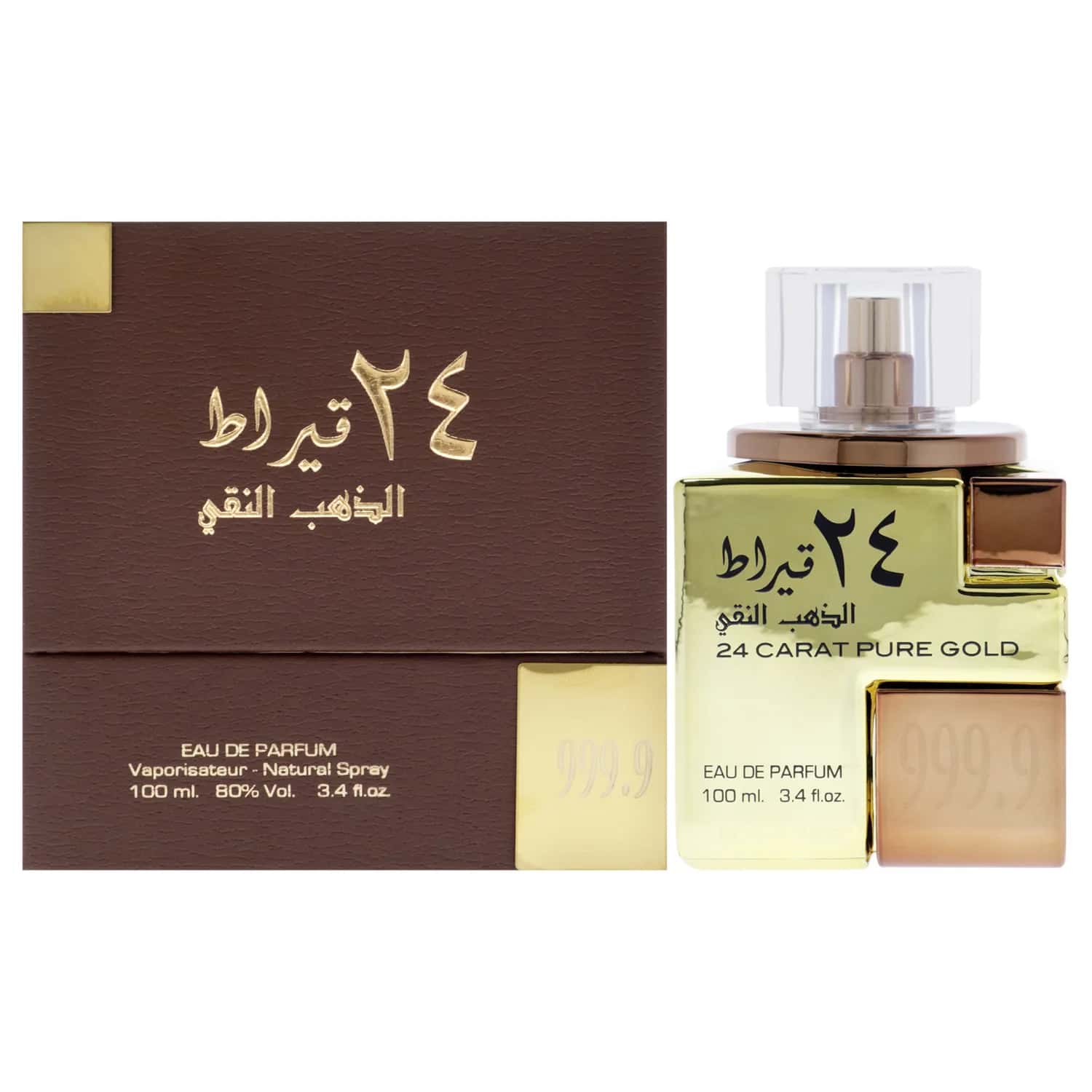 Lattafa 24 Carat Pure Gold Eau de Parfum 100ml / 3.4 oz for Unisex