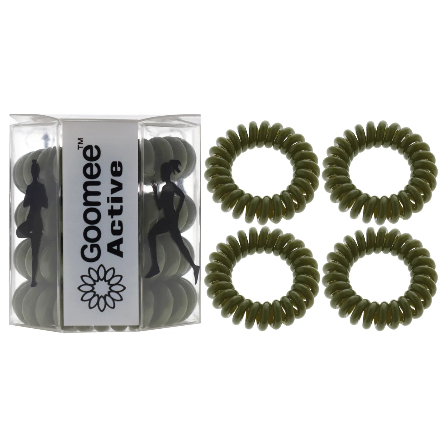 Goomee Active The Markless Hair Loop Set - Green Tough As Turf for