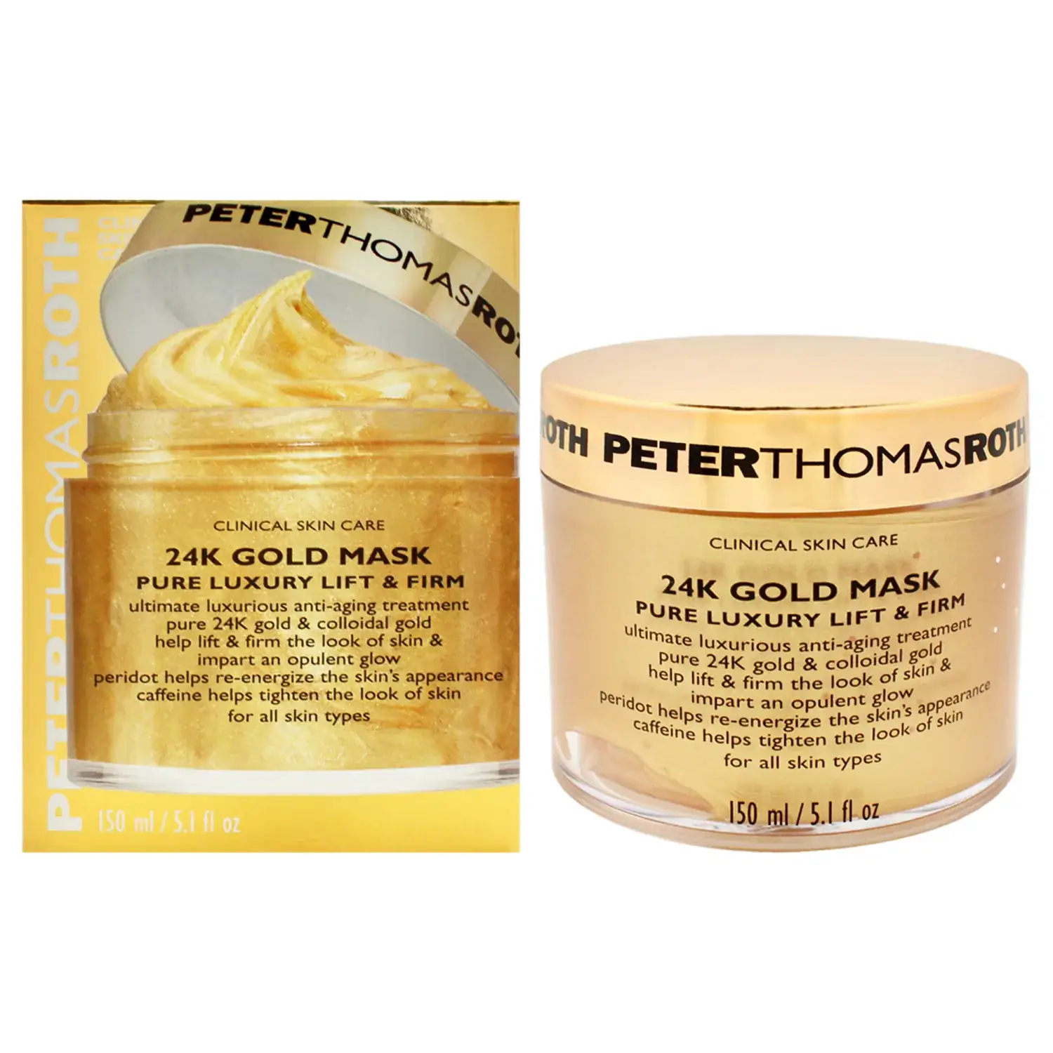 Peter Thomas Roth 24K Gold Mask Pure Luxury Lift & Firm 151ml / 5.1 oz