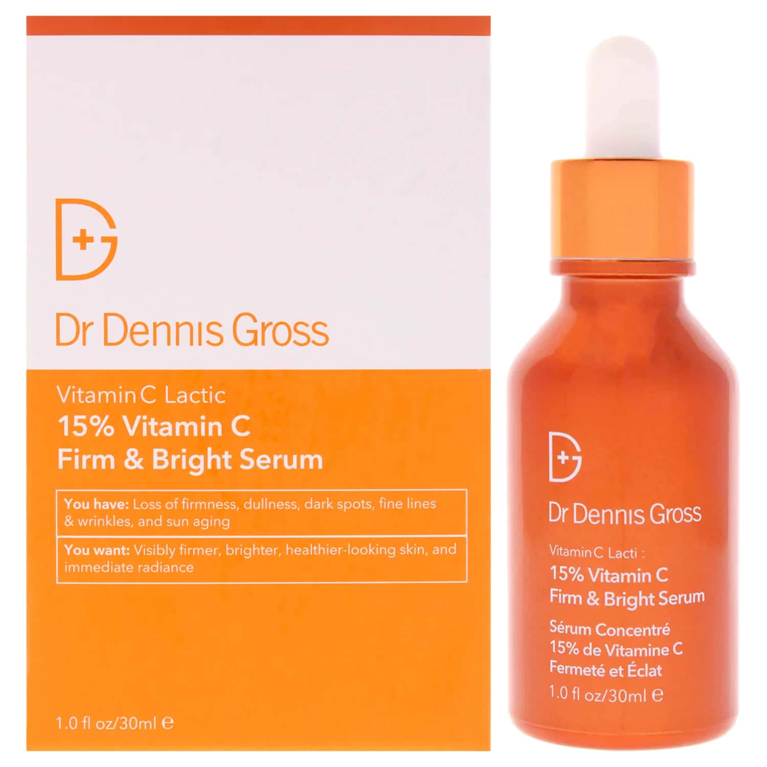 Dr. Dennis Gross Vitamin C Lactic Firm and Bright Serum 30ml / 1 oz