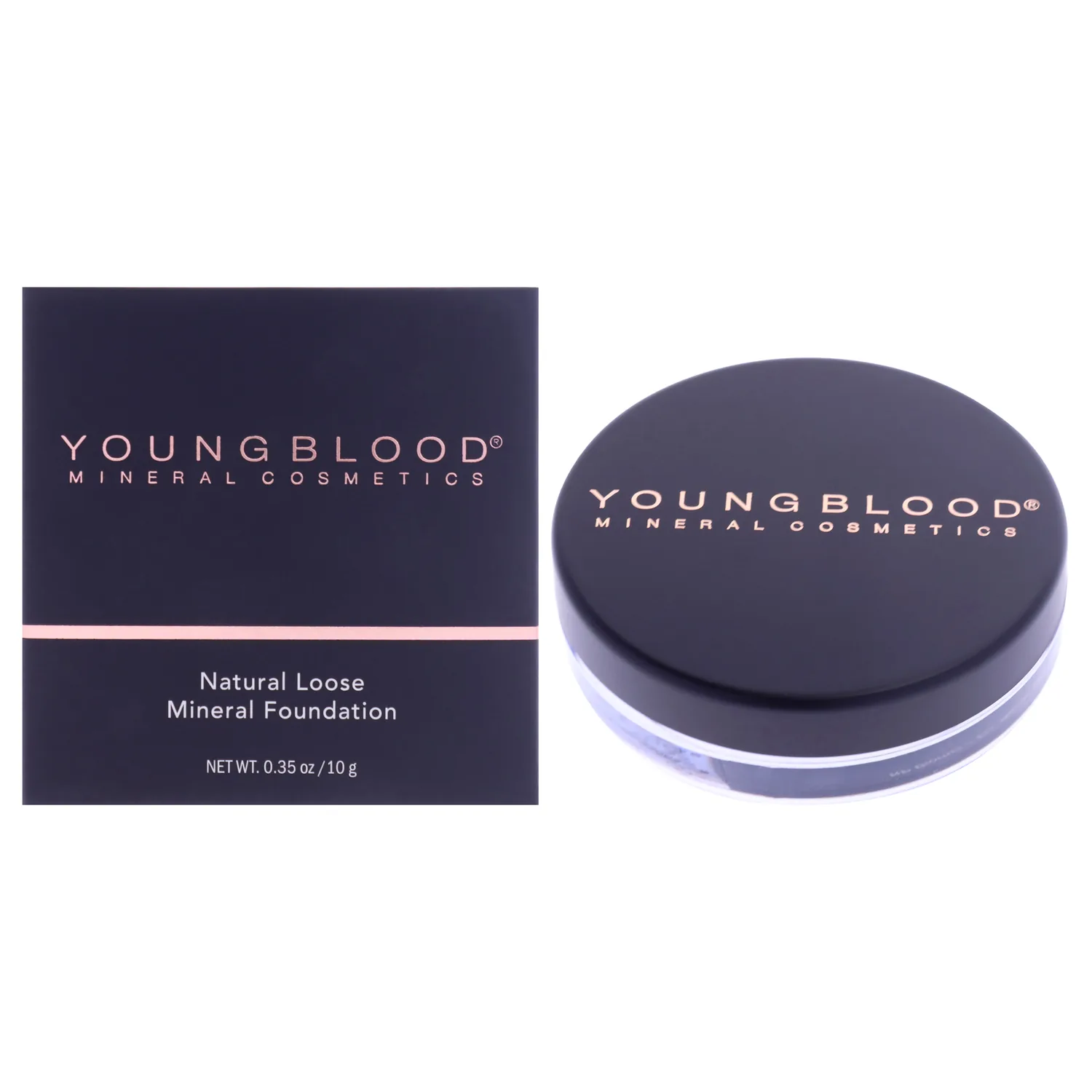 Youngblood Natural Loose Mineral Foundation - Rose Beige 0.35 oz