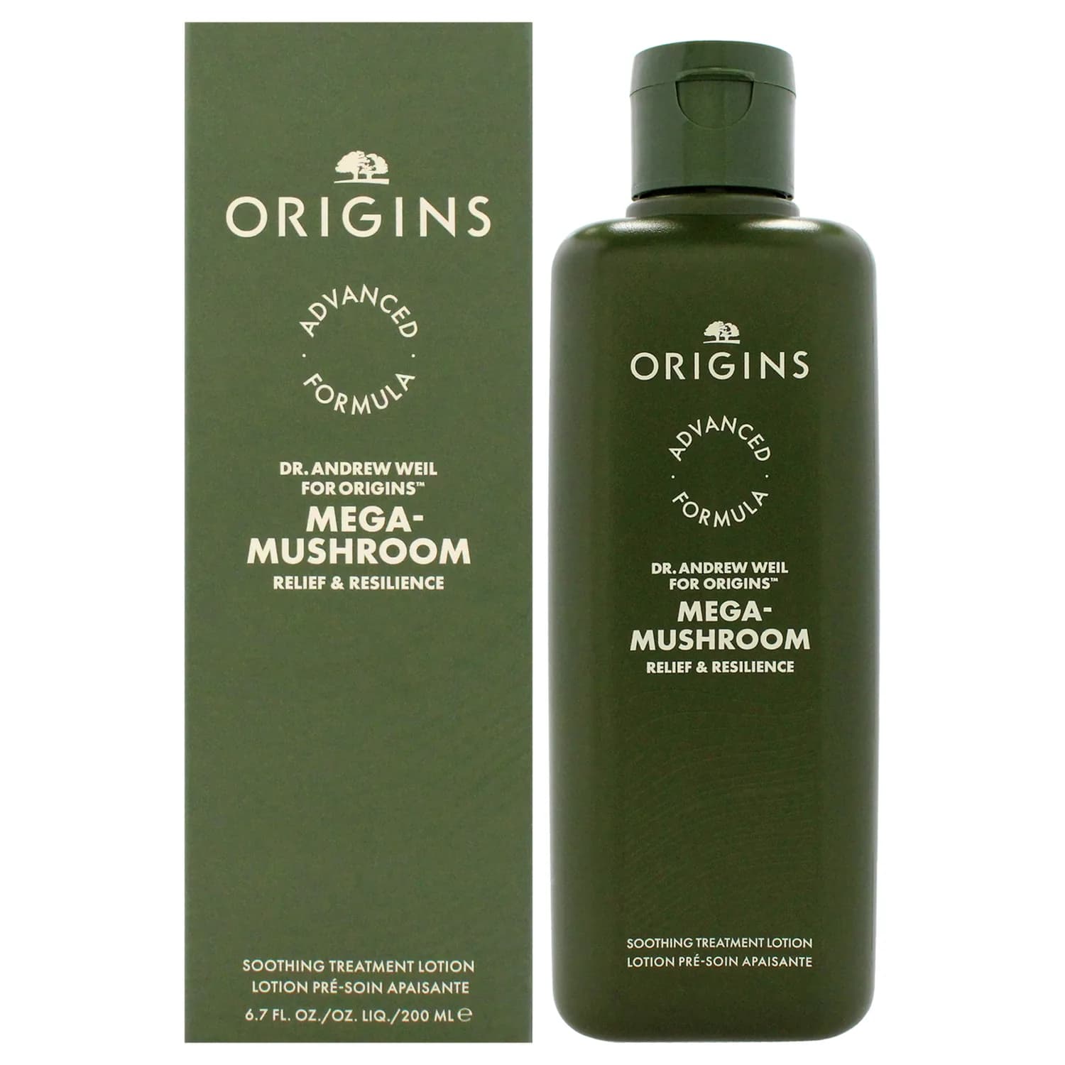 Origins Mega-Mushroom Skin Relief Soothing Treatment Lotion Extra-light 198ml / 6.7 oz