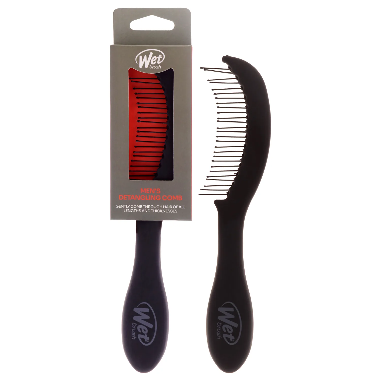 Wet Brush Black Detangling Comb for Men