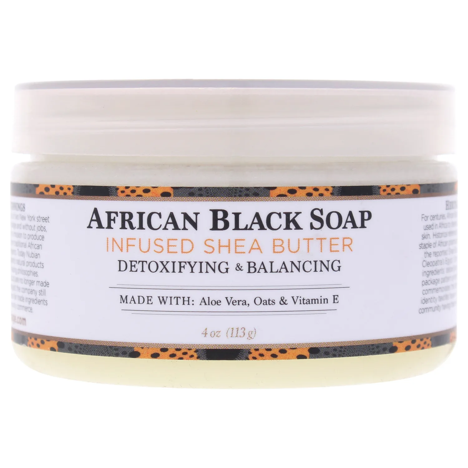 NUBIAN HERITAGE SHEA Butter African Black, 4 OZ