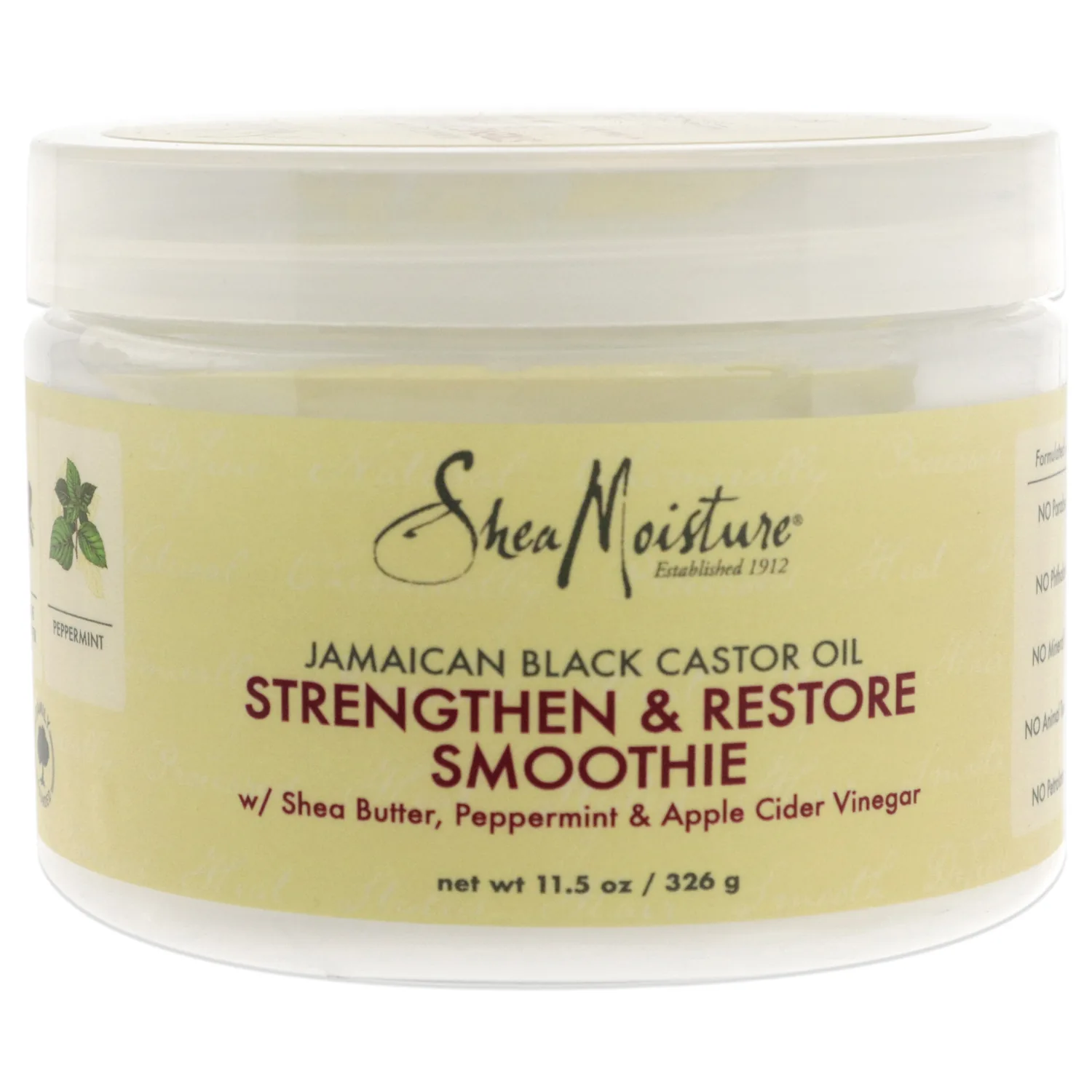 SheaMoisture Jamaican Black Castor Oil Strengthen & Restore Smoothie Moisturizer 340ml / 11.5 oz for Unisex