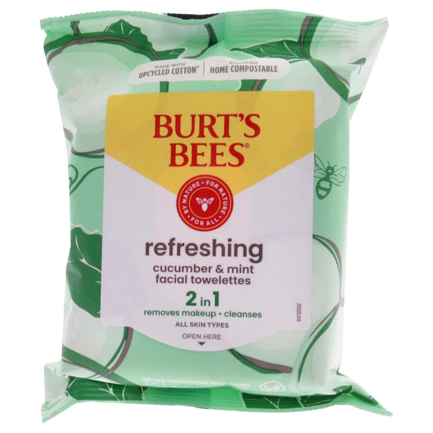 Burt's Bees Facial Cleansing Towelettes for Normal to Dry Skin,