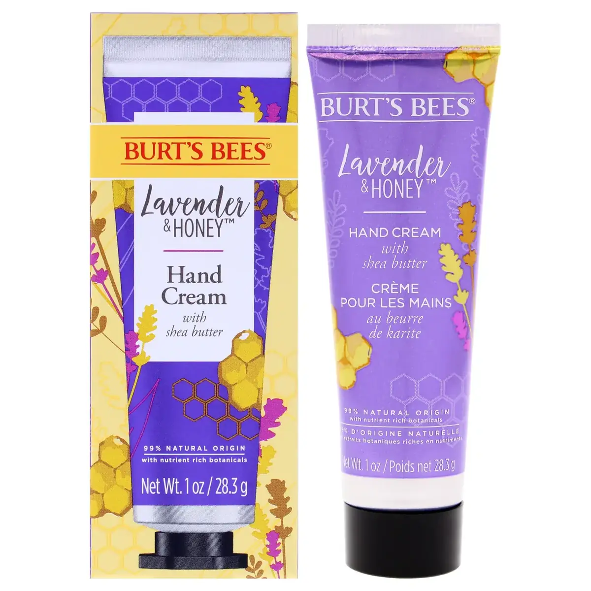 Burt's Bees Lavender and Honey Hand Cream with Shea Butter 30ml / 1 oz