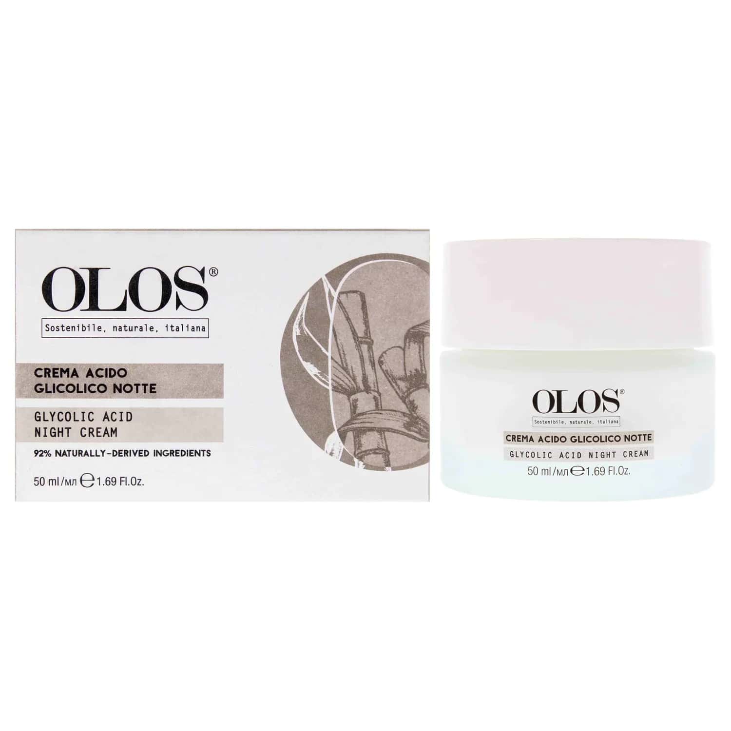 Olos Glycolic Acid Night Cream 50ml / 1.7 oz