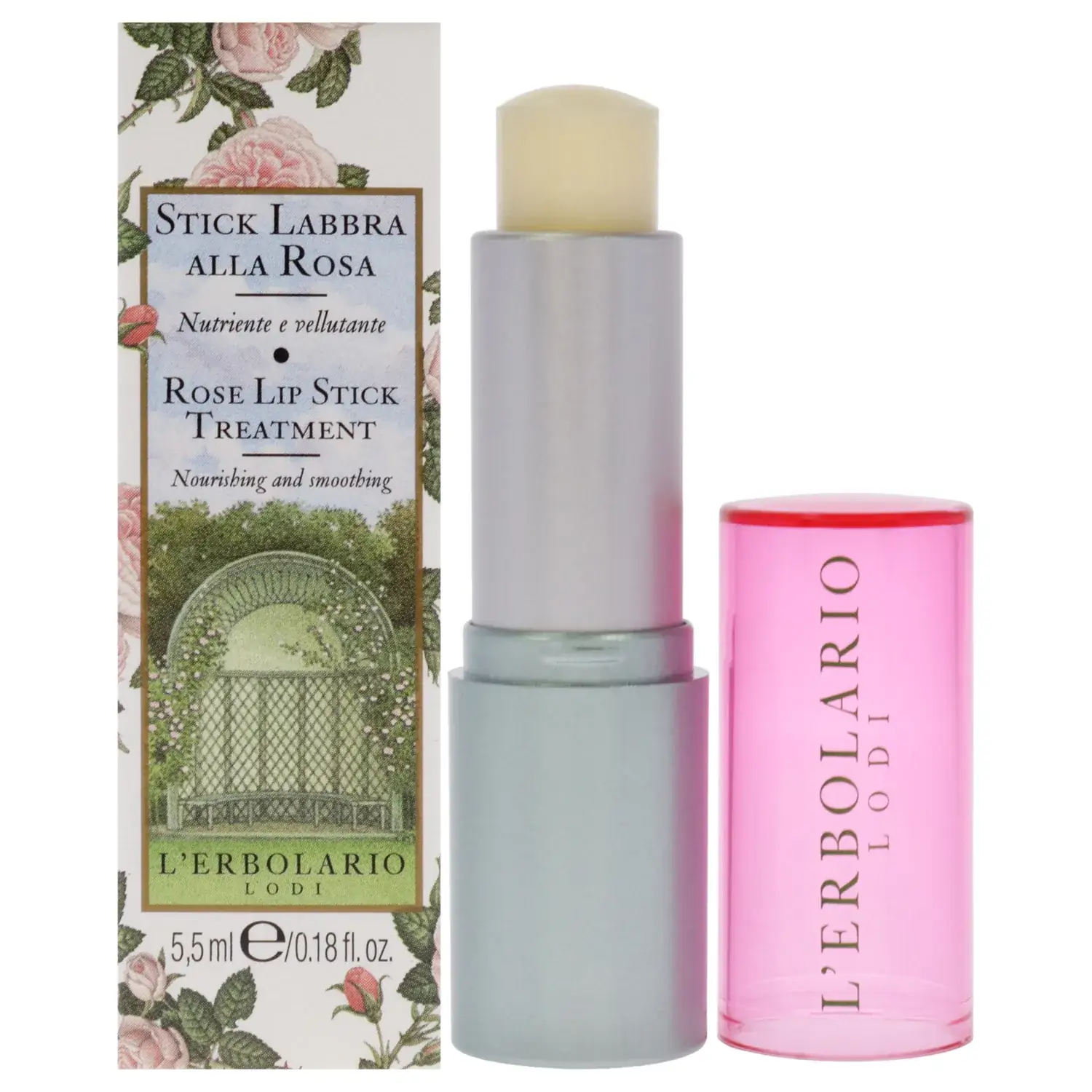 L'Erbolario Rose Lip Balm Treatment 5ml / 0.18 oz