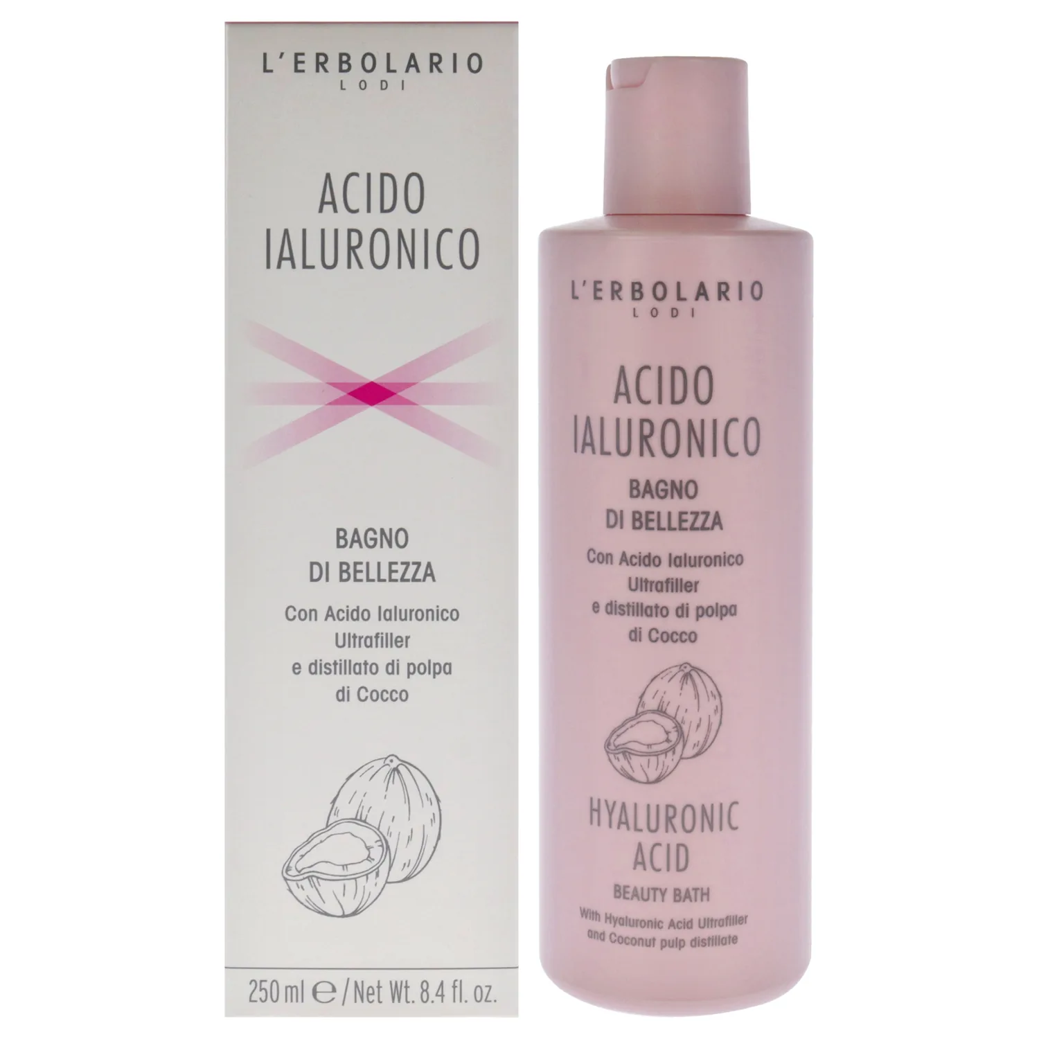 L'Erbolario Hyaluronic Acid Beauty Bath Shower Gel 248ml / 8.4 oz