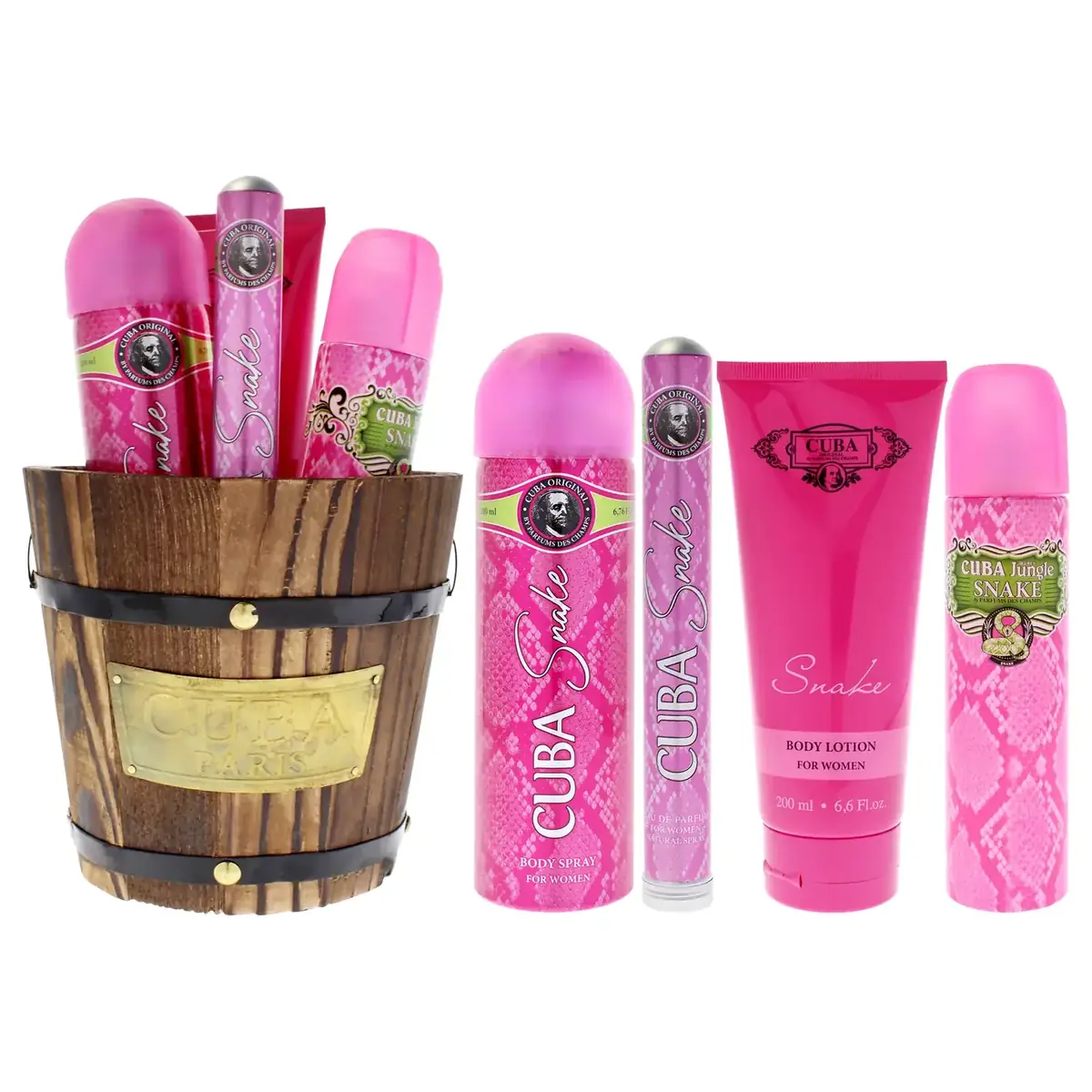 Cuba Jungle Snake Bath & Body Gift Set 100ml / 3.3 oz / 4 pc for Women