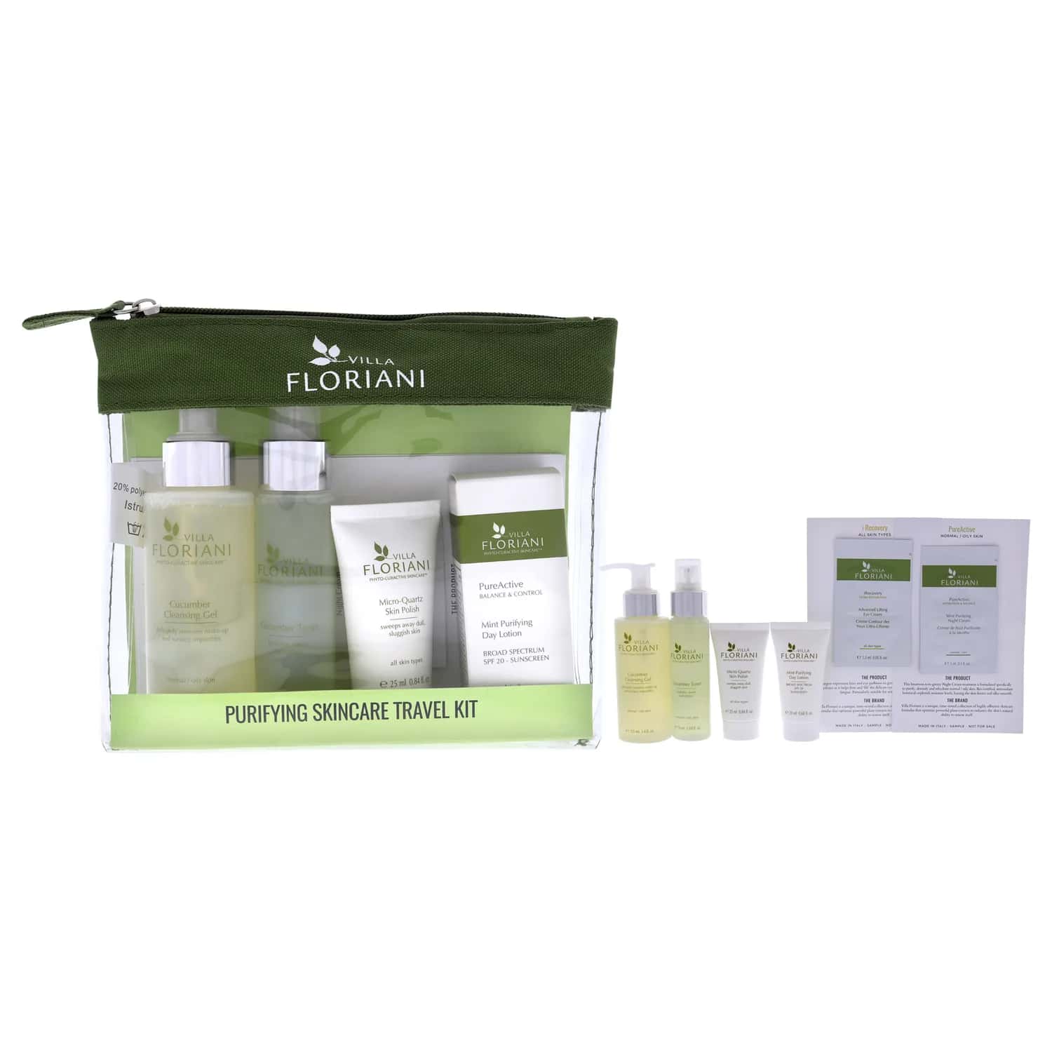 Villa Floriani Purifying Skincare Travel Kit 101ml / 3.4 oz