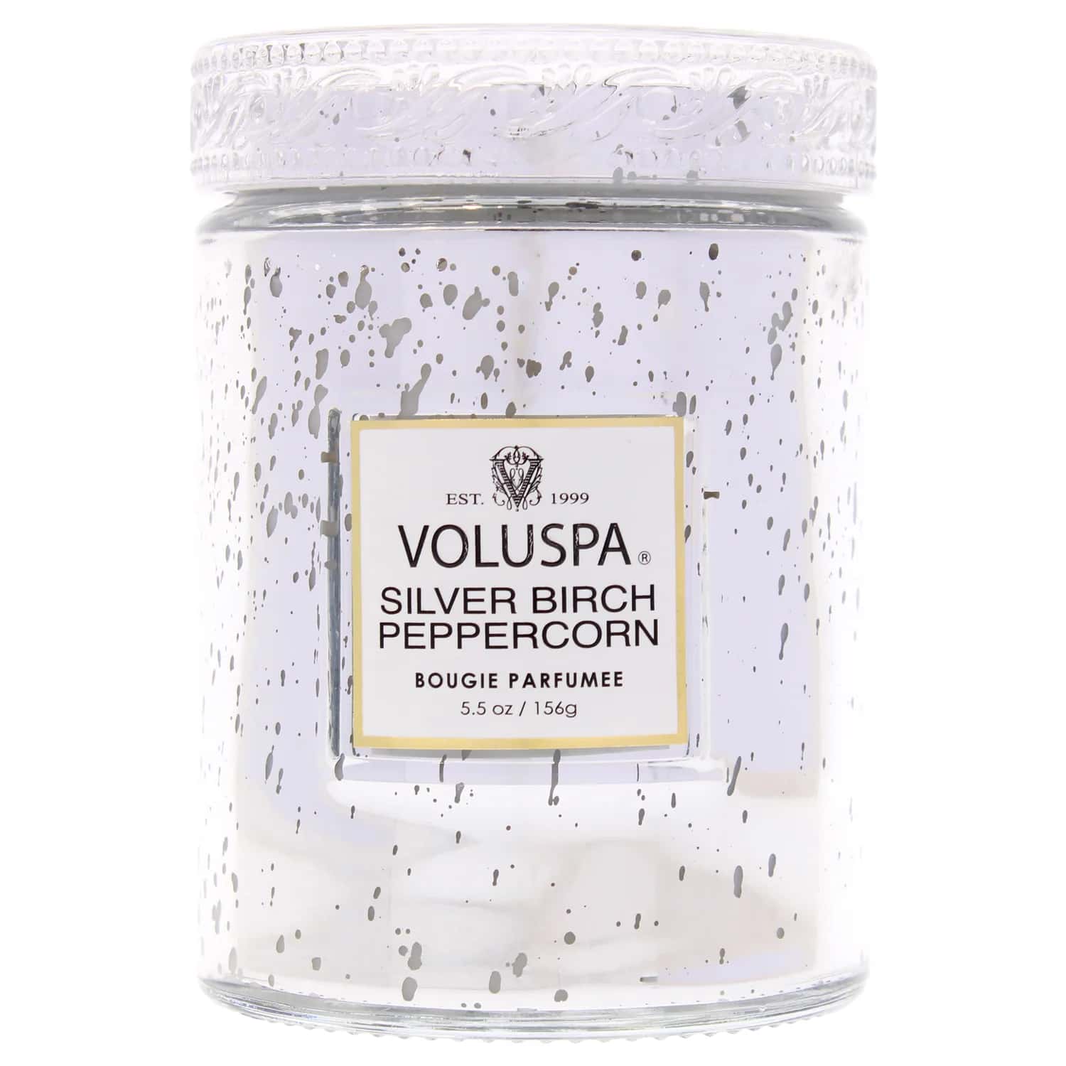 Voluspa Silver Birch Peppercorn Small Jar Candle, additional product view